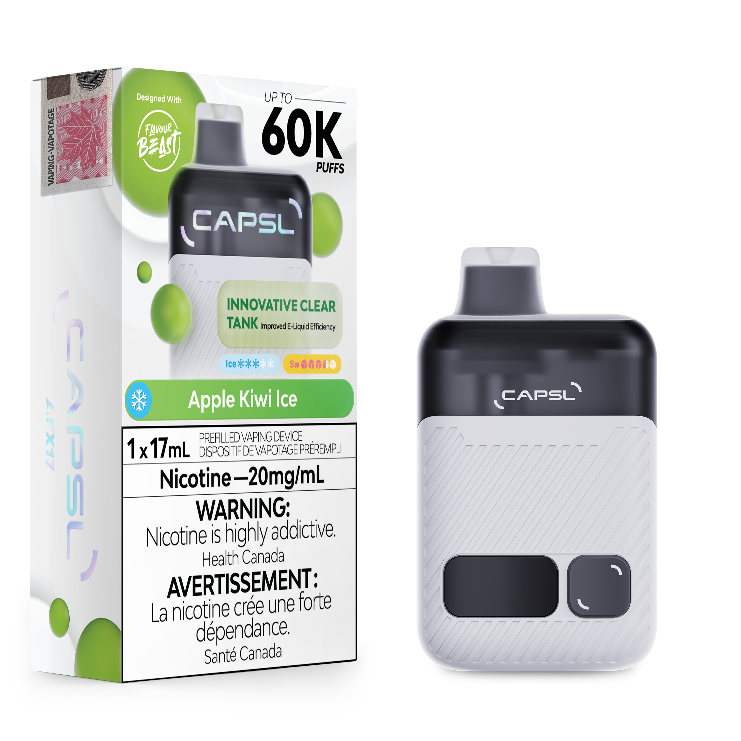 [BC/SK/NL/NS] CAPSL AFX17 60K DISPOSABLE