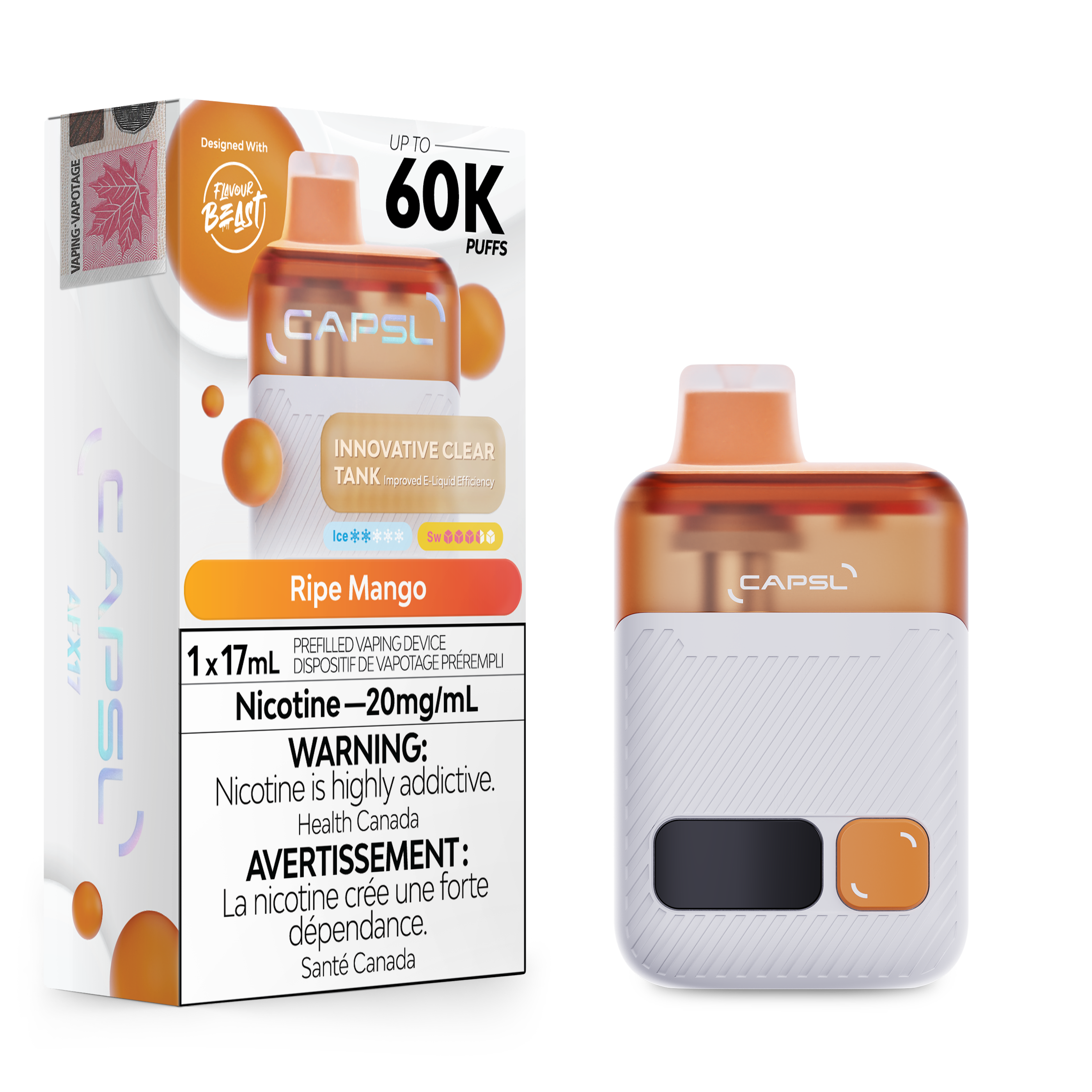 [BC/SK/NL/NS] CAPSL AFX17 60K DISPOSABLE