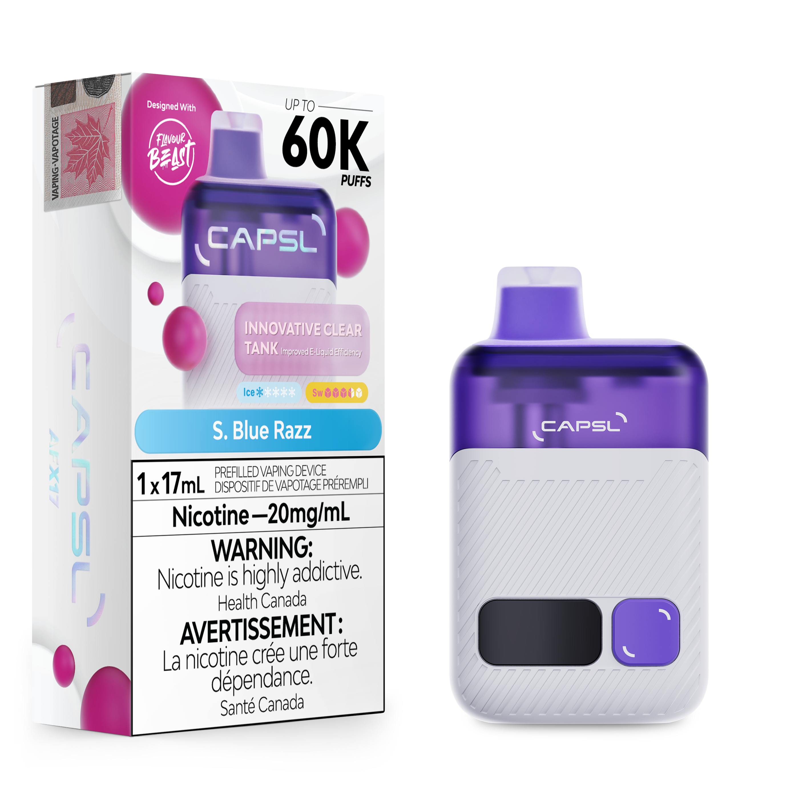 [BC/SK/NL/NS] CAPSL AFX17 60K DISPOSABLE