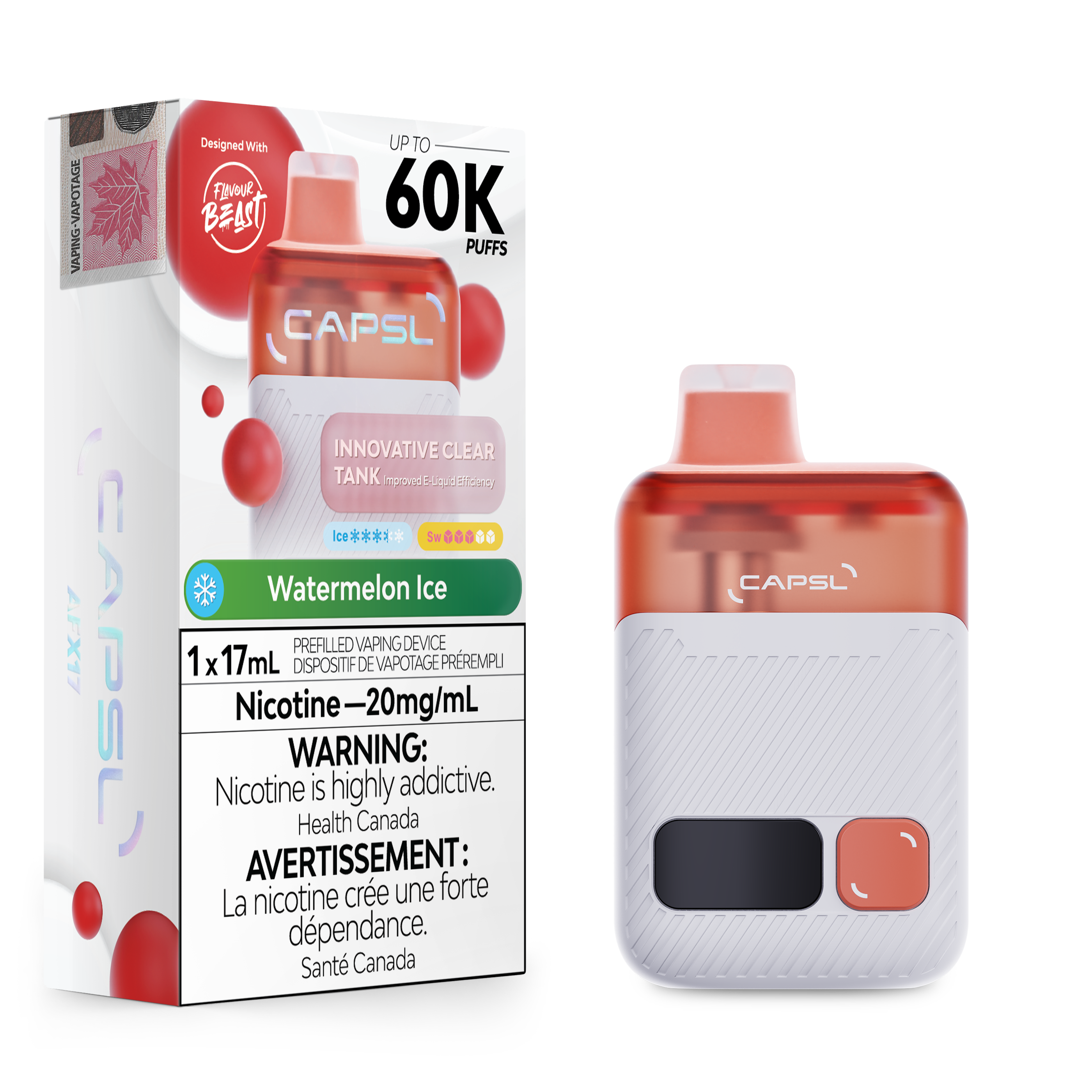 [BC/SK/NL/NS] CAPSL AFX17 60K DISPOSABLE