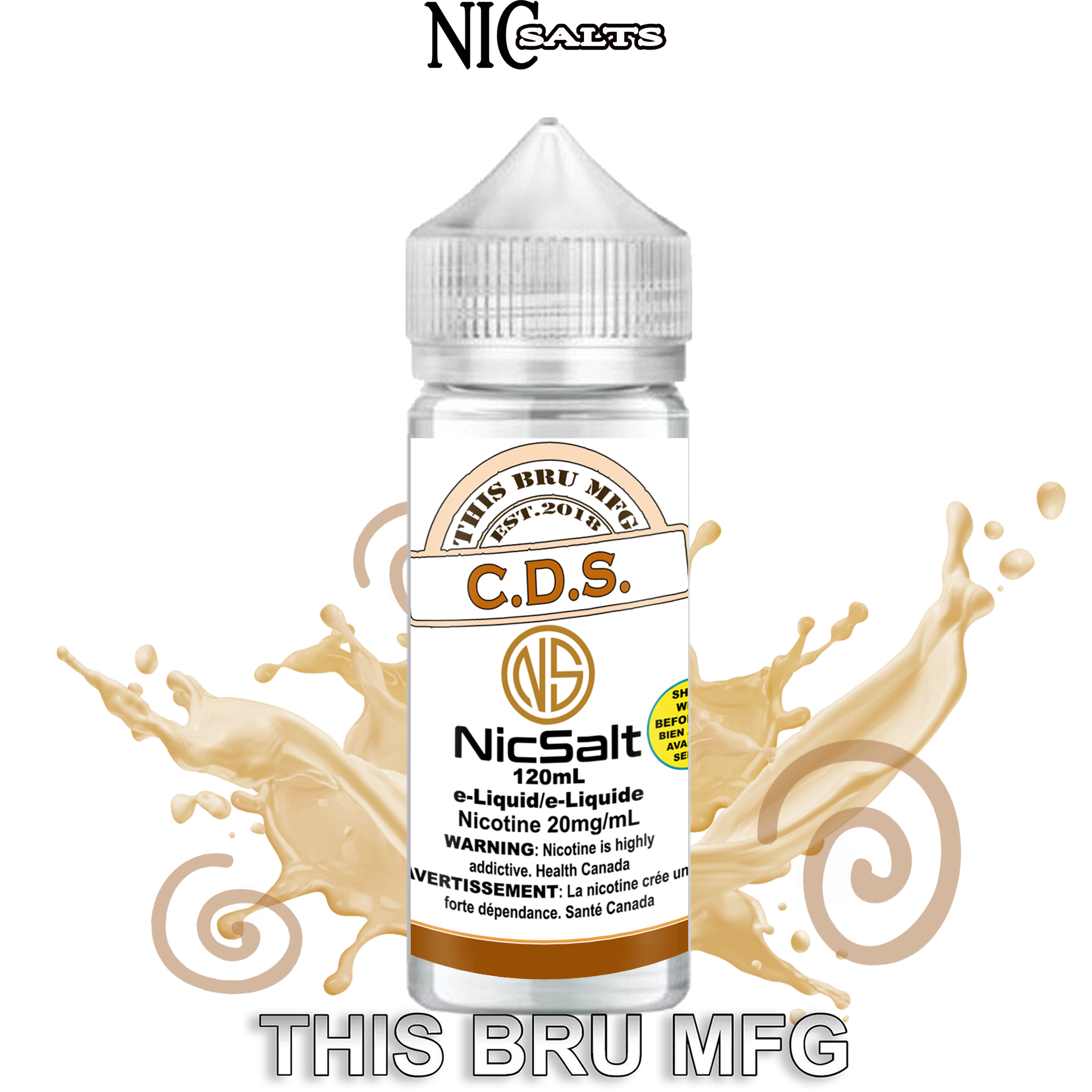 CUSTOM THIS BRU MFG SALT - CDS 120ML