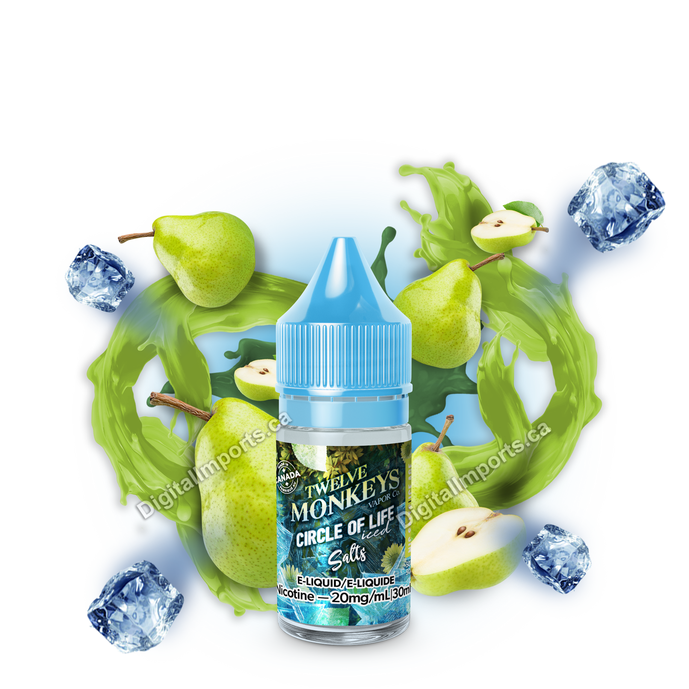 [BC/SK/NL/NS] 12 MONKEYS SALT - CIRCLE OF LIFE ICED