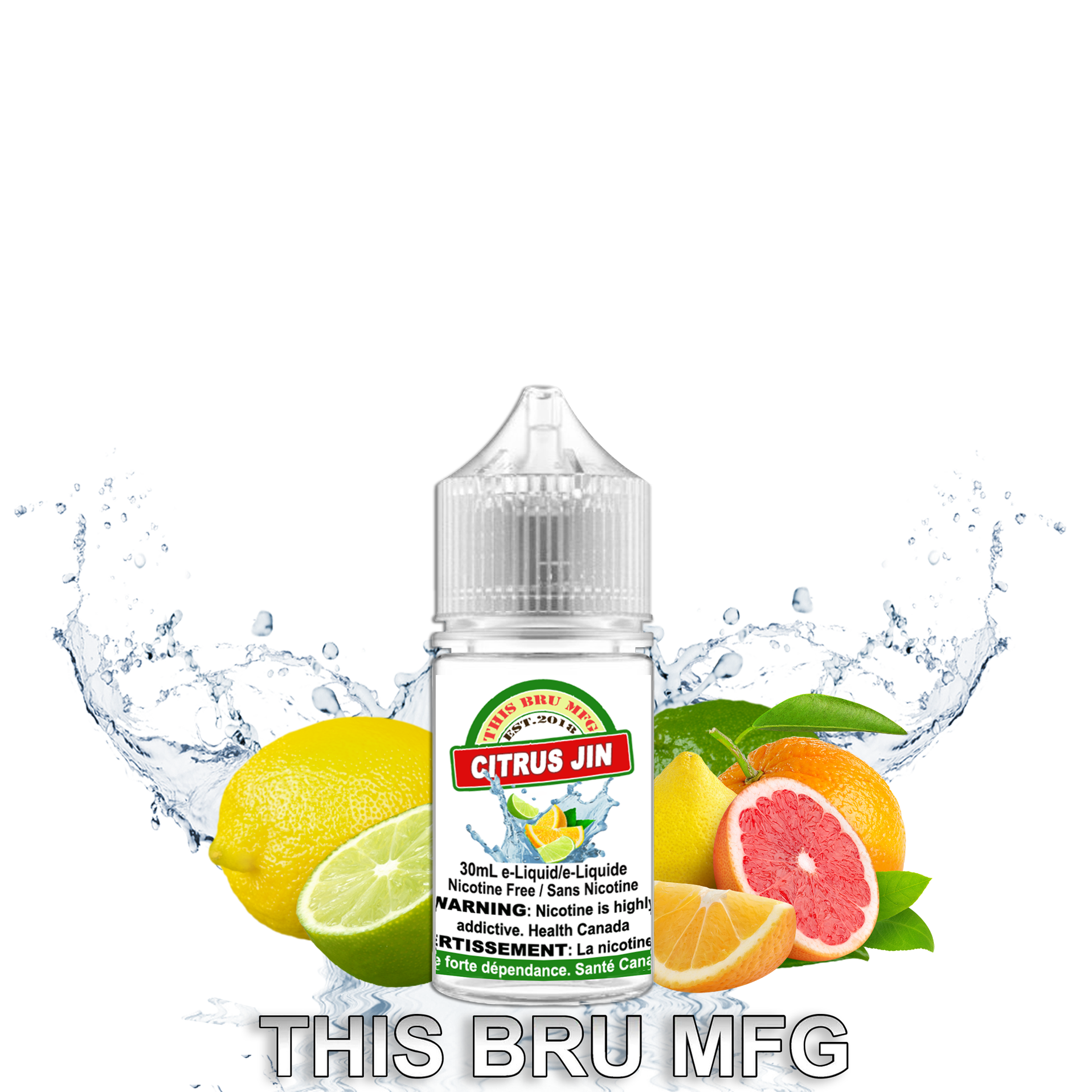 CUSTOM THIS BRU MFG - CITRUS JIN 30ML