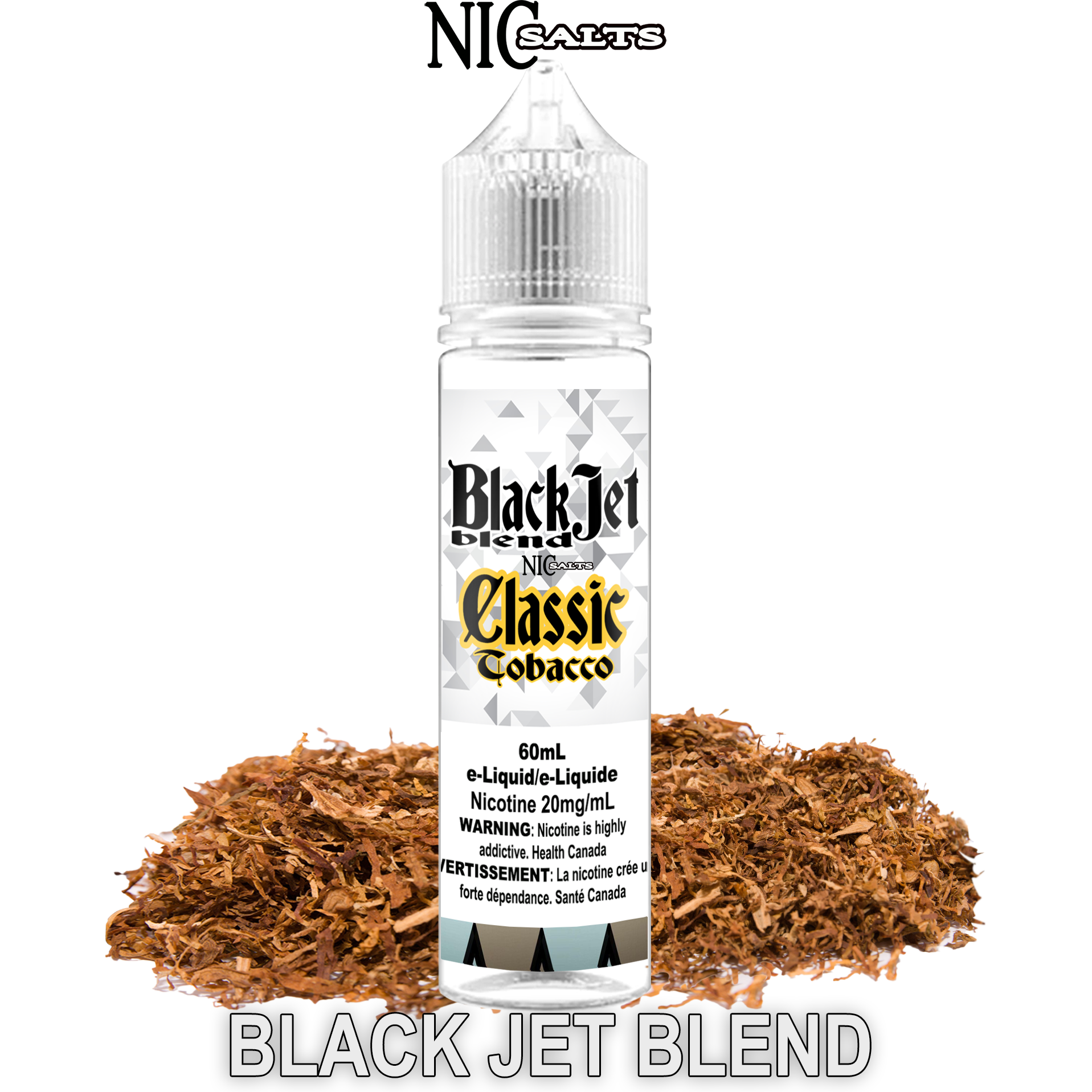 CUSTOM BLACK JET SALT - CLASSIC TOBACCO 60ML