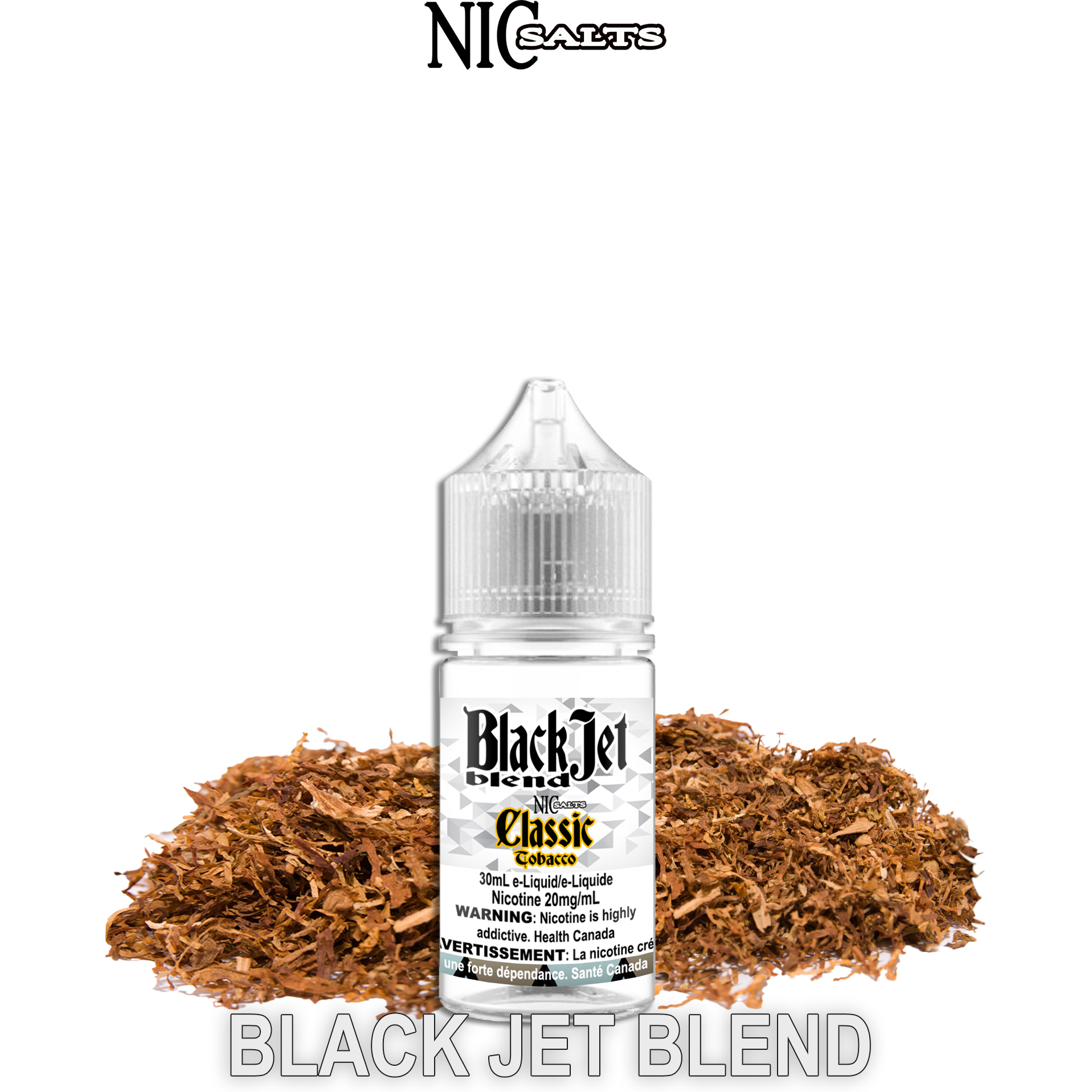 CUSTOM BLACK JET SALT - CLASSIC TOBACCO 30ML