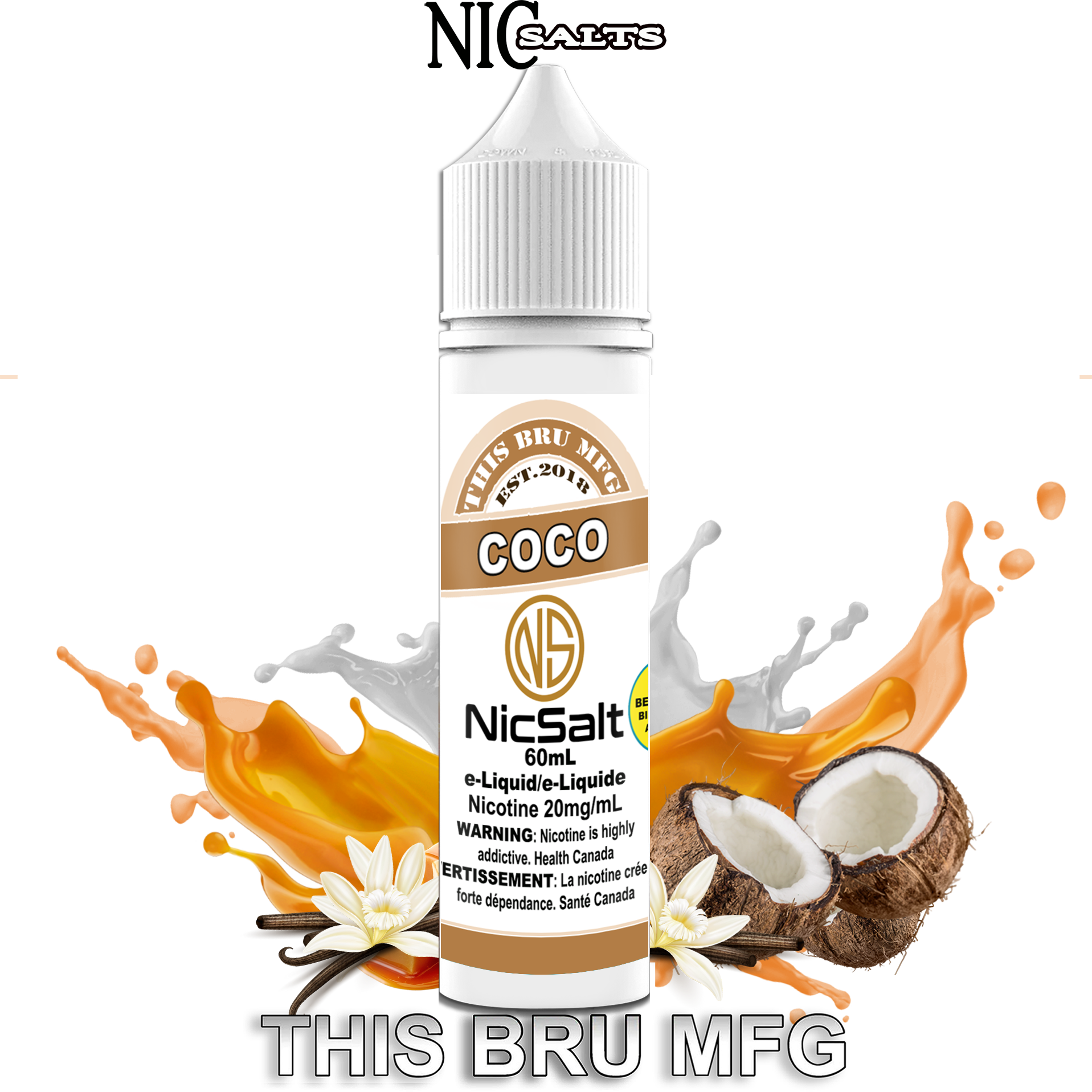 CUSTOM THIS BRU MFG SALT - COCO 60ML