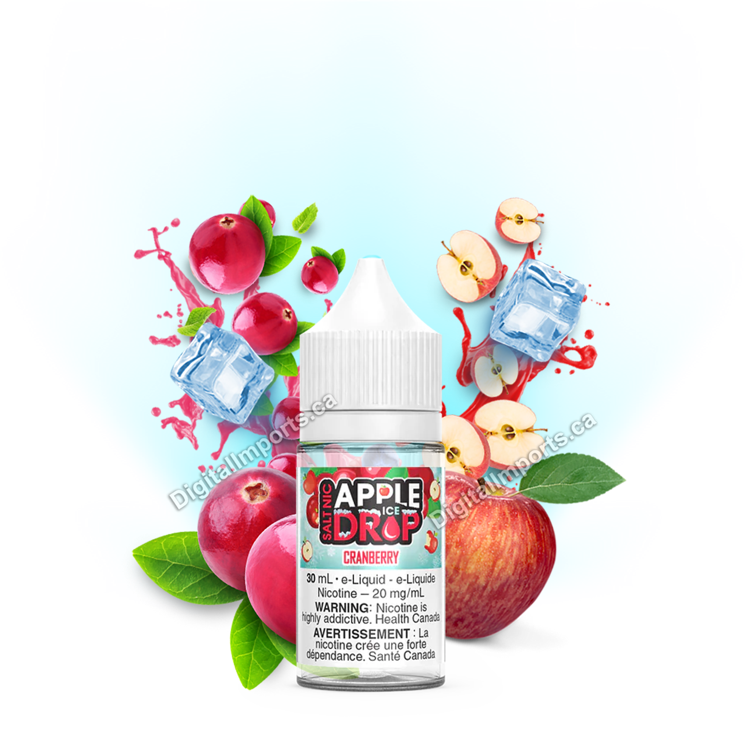 APPLE DROP ICE SALT - CRANBERRY