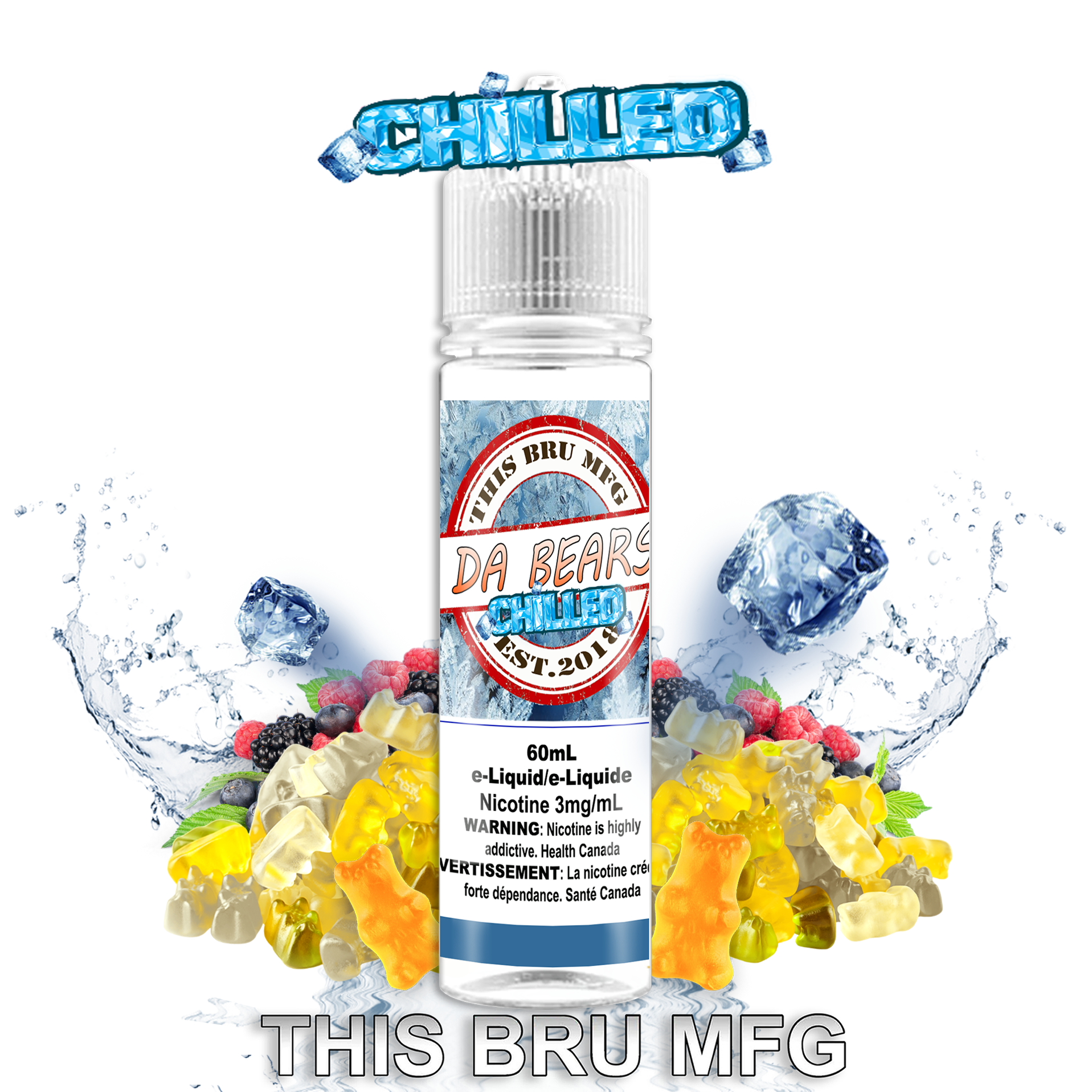 THIS BRU MFG - DA BEARS CHILLED 60ML