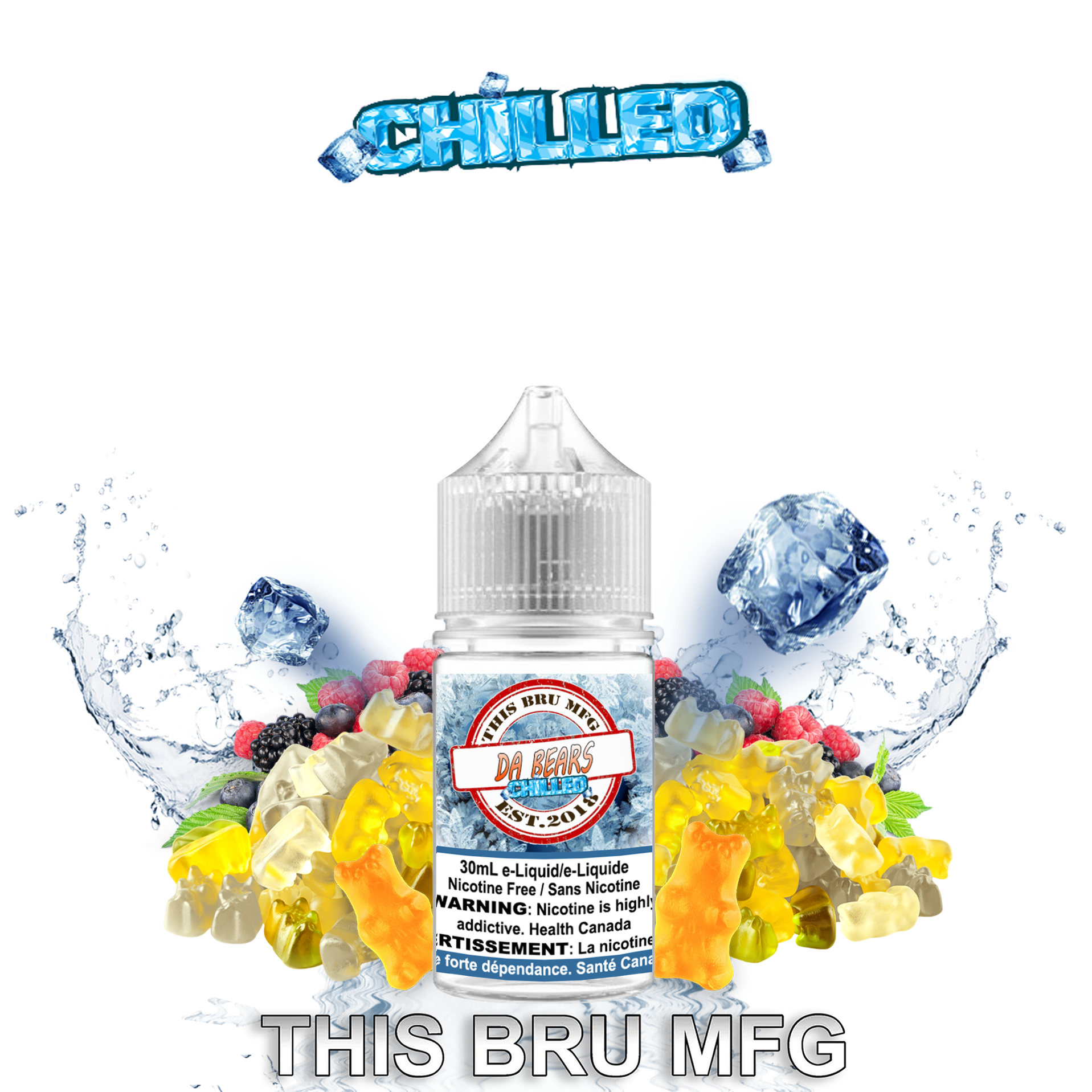 CUSTOM THIS BRU MFG - DA BEARS CHILLED 30ML