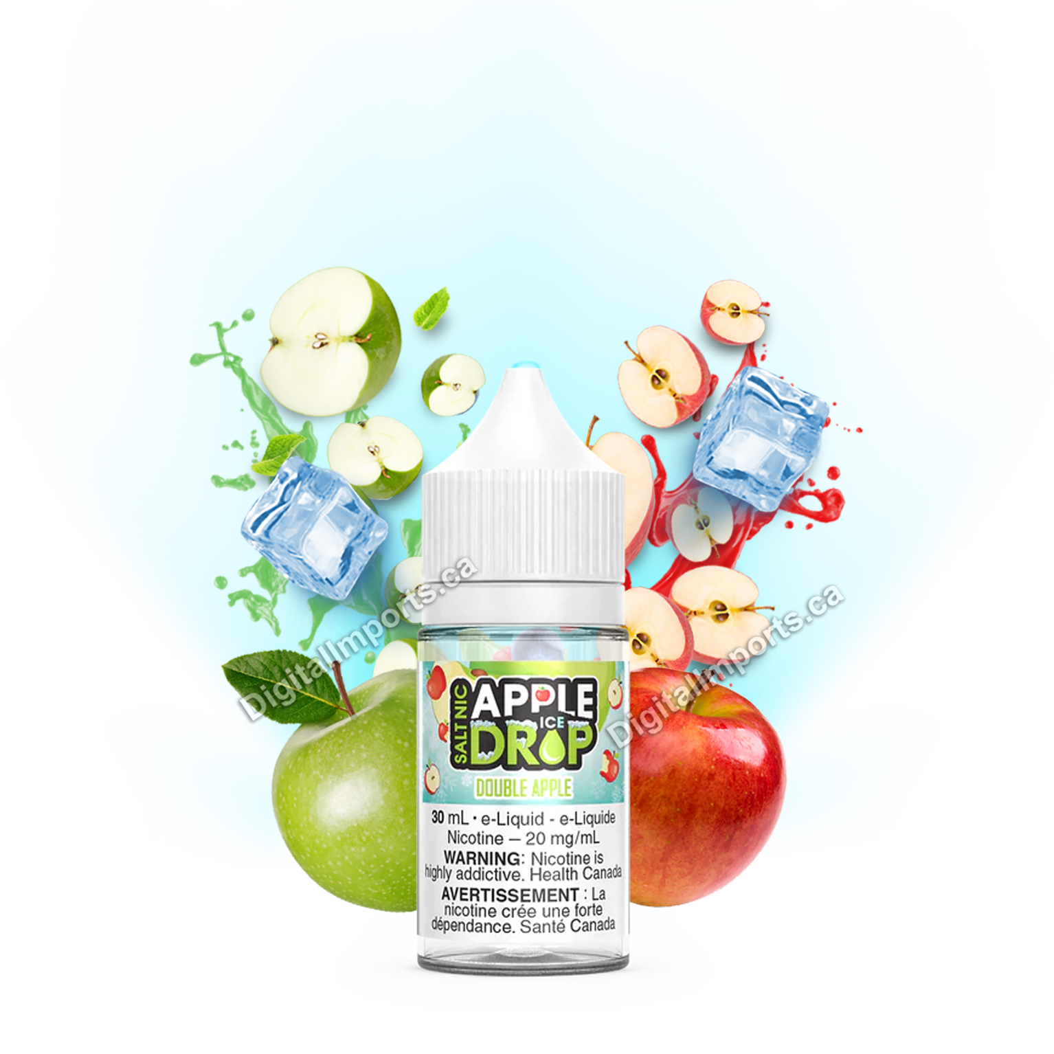 APPLE DROP ICE SALT - DOUBLE APPLE