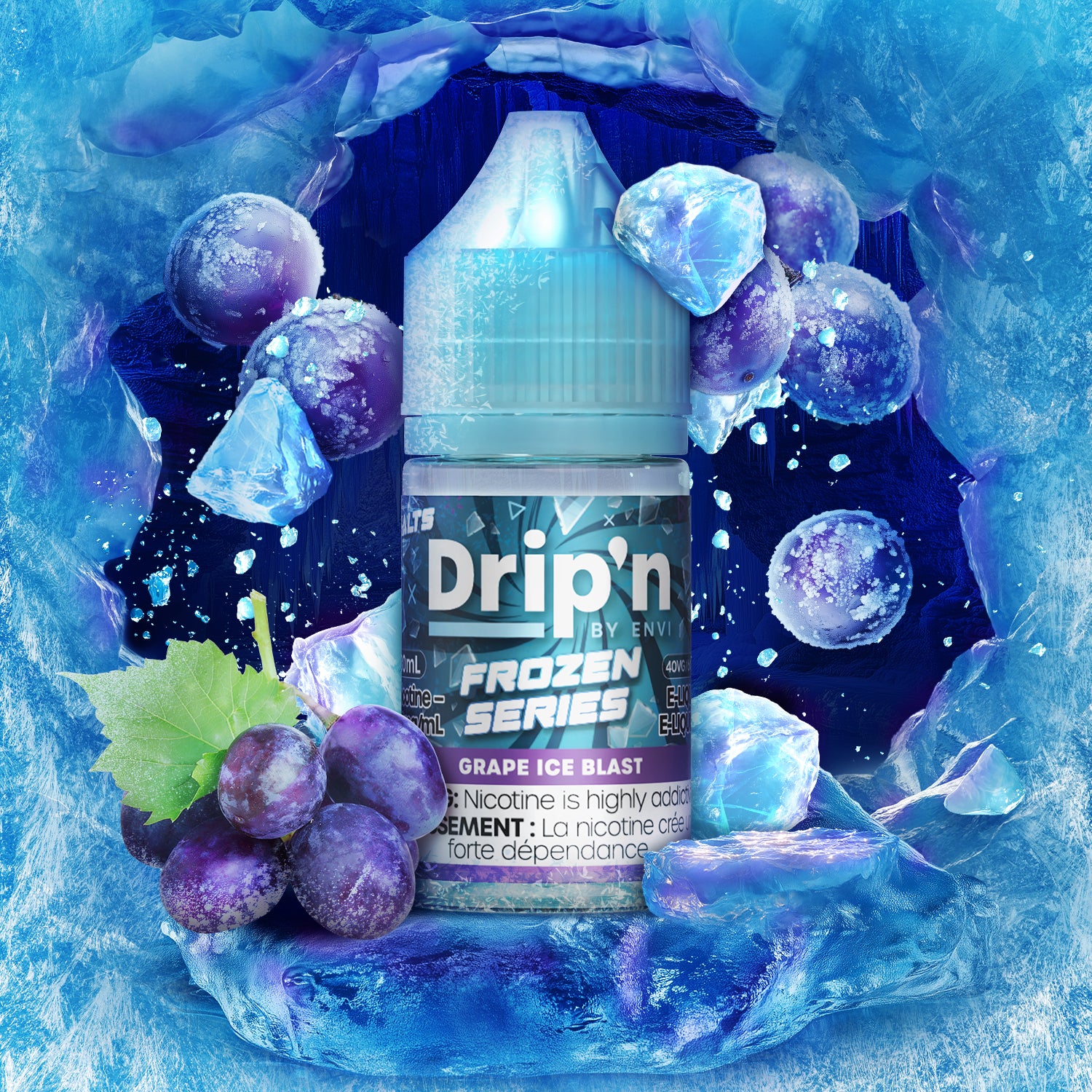 ENVI DRIP'N SALT - GRAPE ICE BLAST