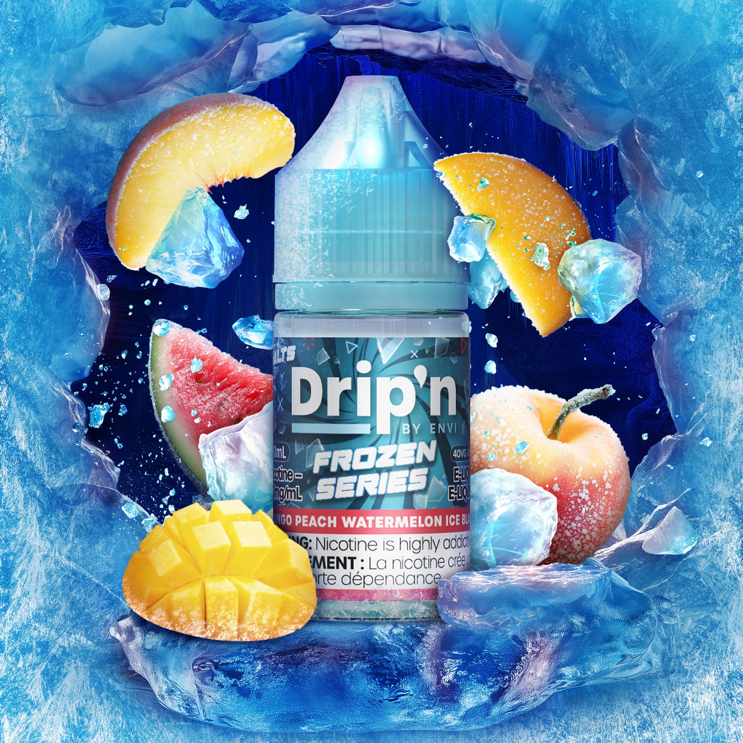 ENVI DRIP'N SALT - MANGO PEACH WATERMELON ICE BLAST