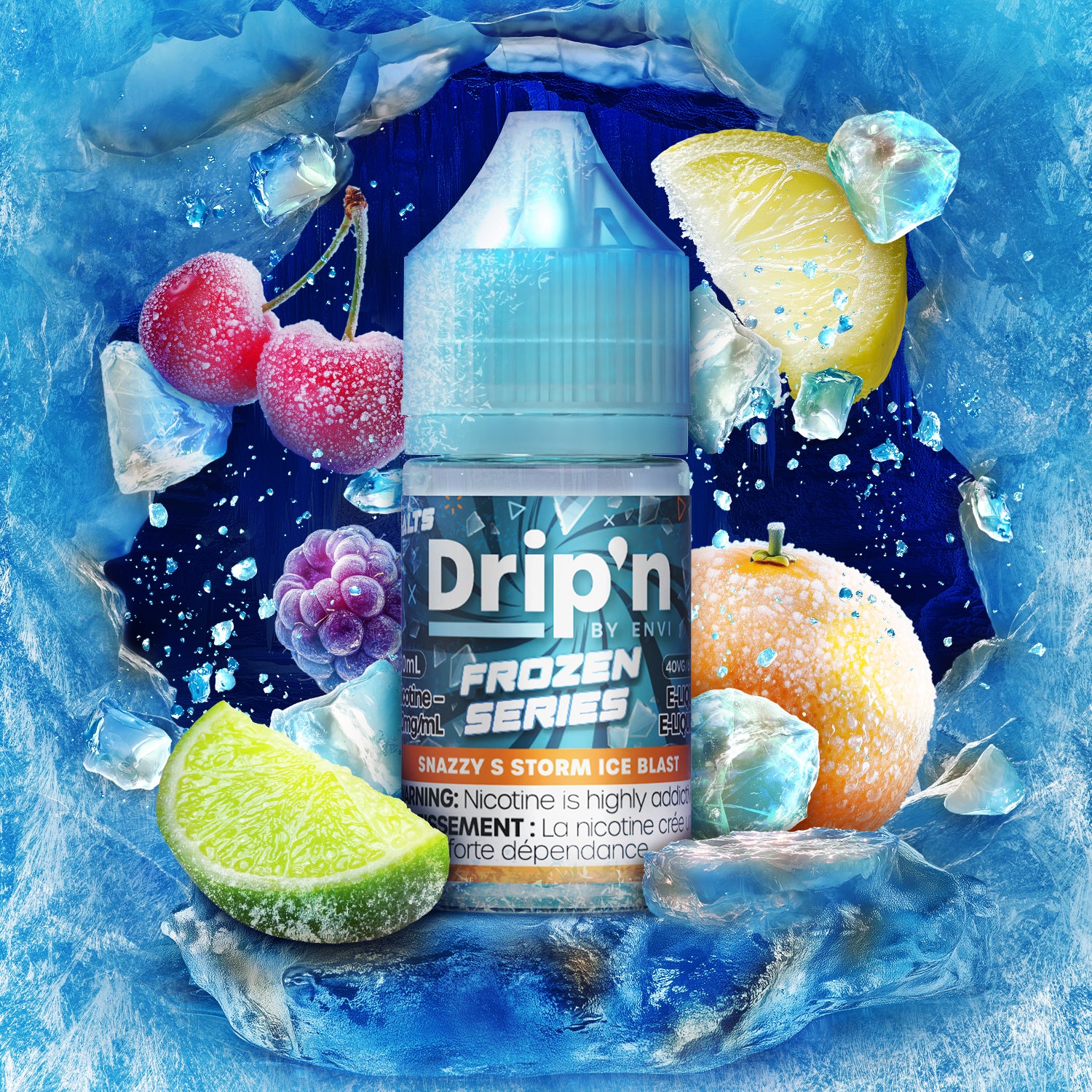 ENVI DRIP'N SALT - SNAZZY S STORM ICE BLAST