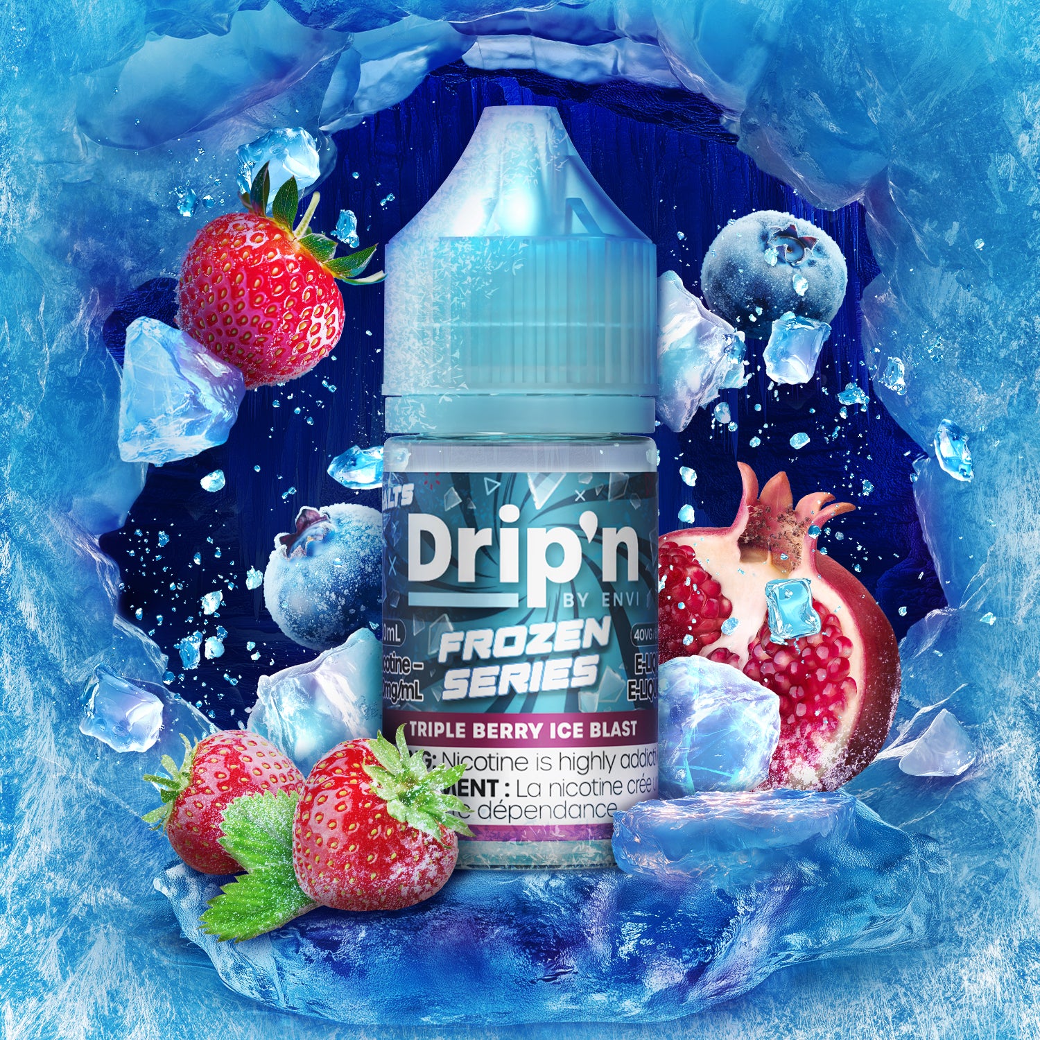 ENVI DRIP'N SALT - TRIPLE BERRY ICE BLAST