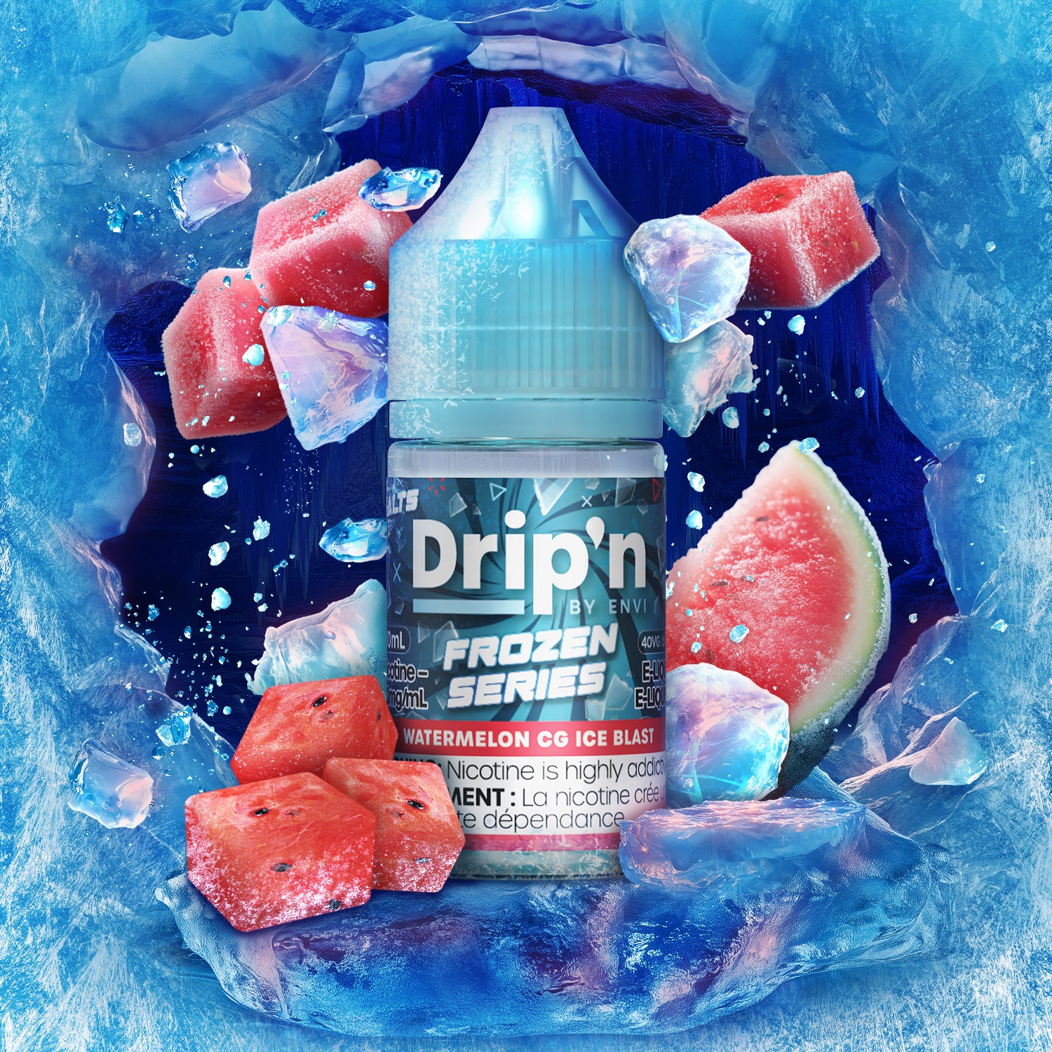 ENVI DRIP'N SALT - WATERMELON CG ICE BLAST