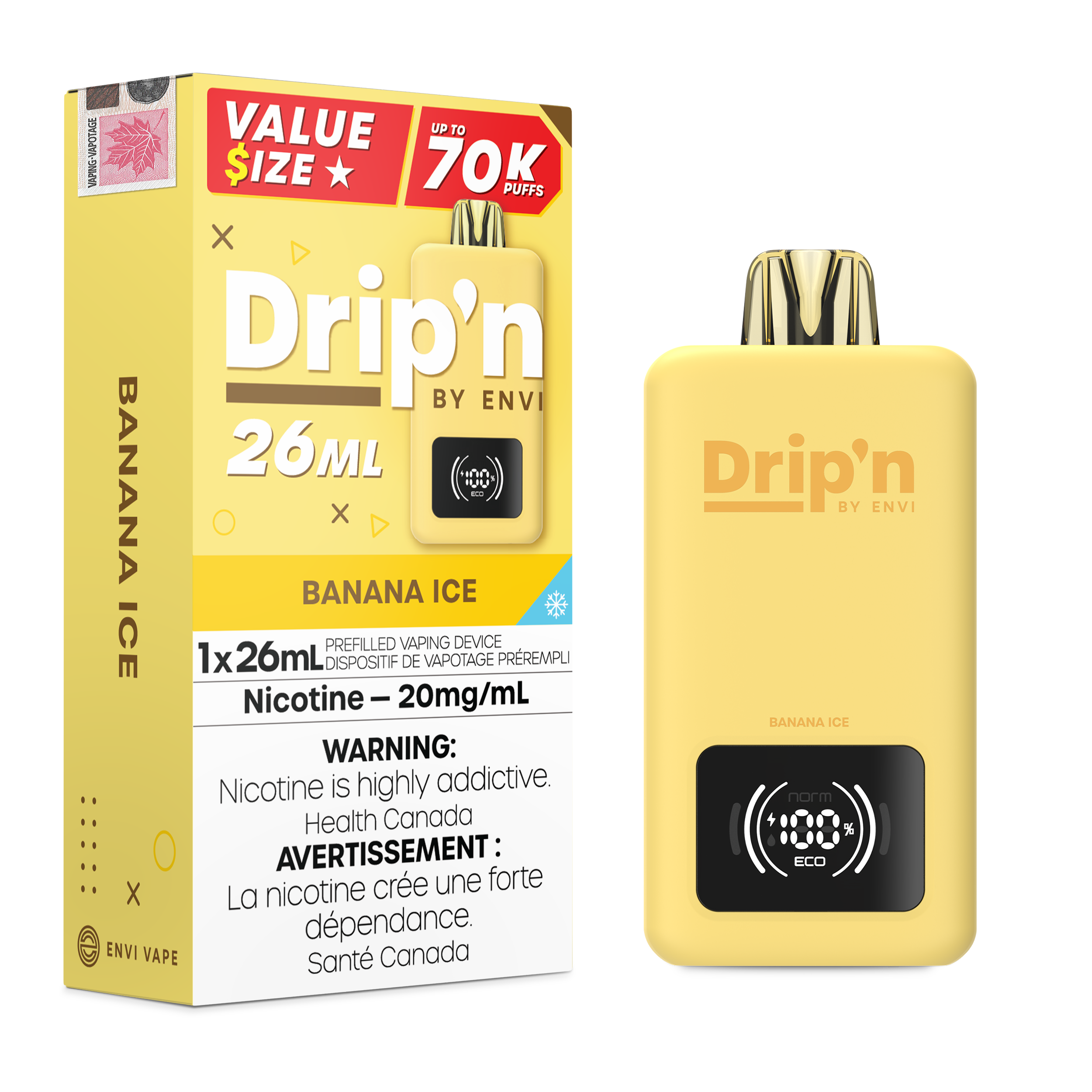 ENVI DRIP'N 26ML DISPOSABLE