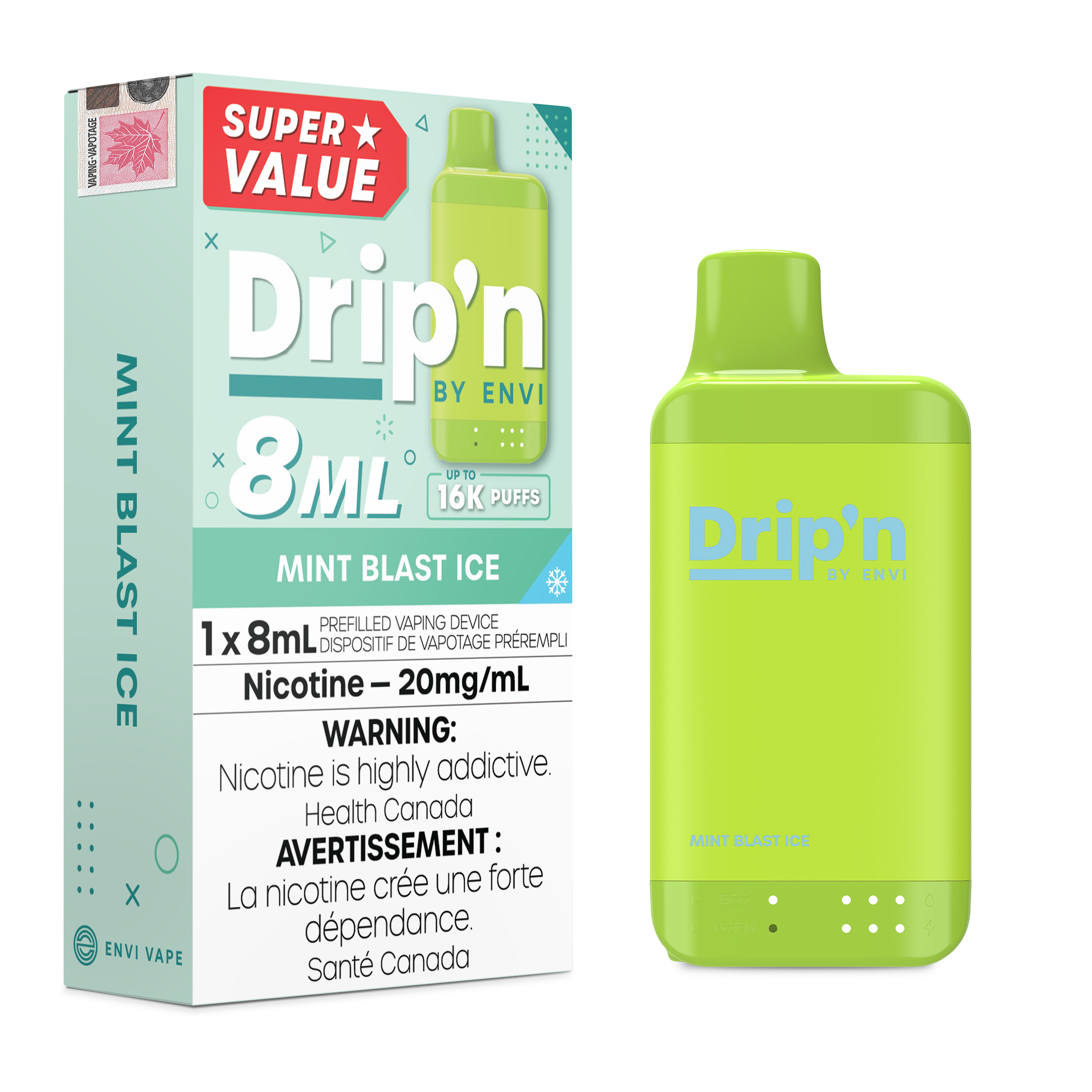 ENVI DRIP'N 8ML DISPOSABLE