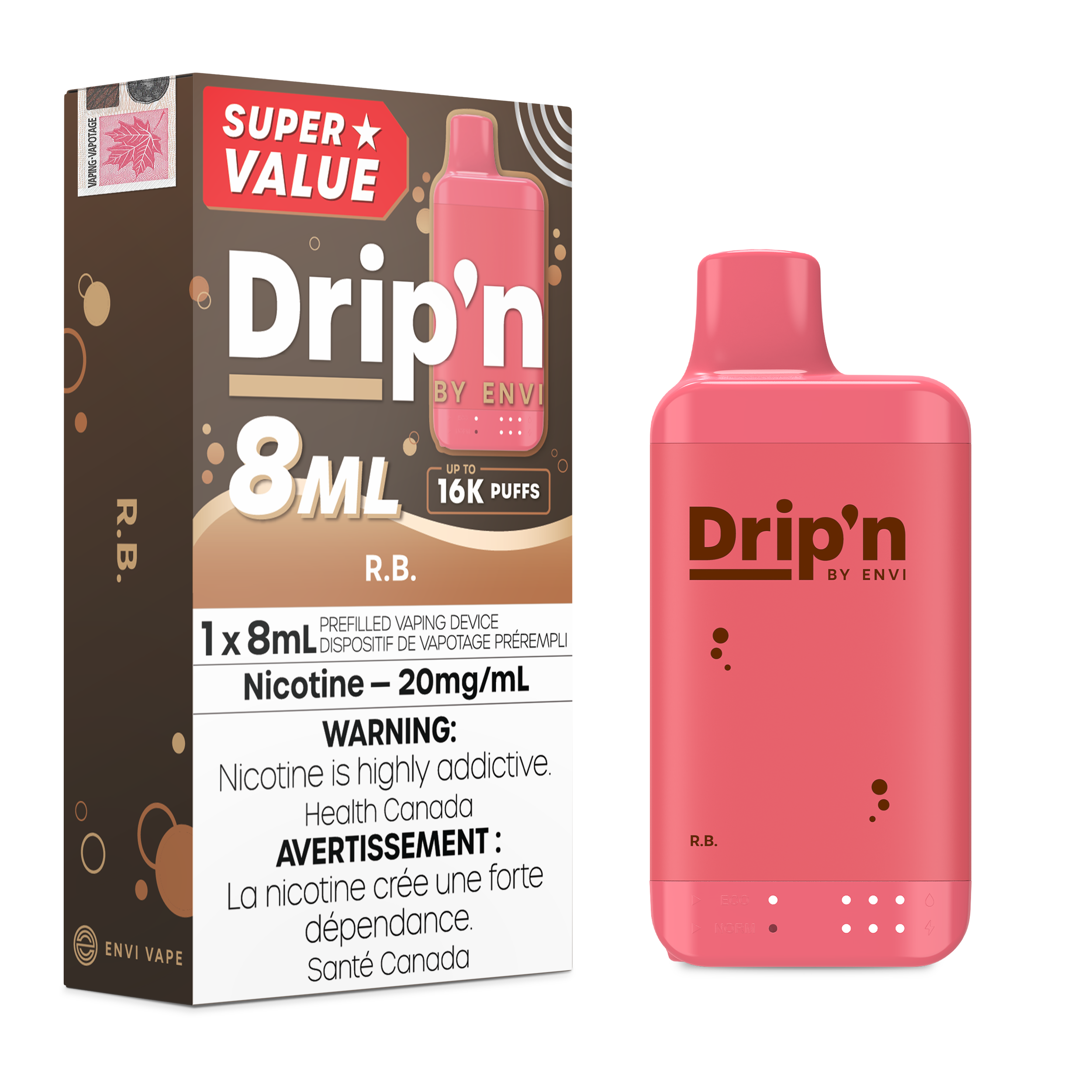ENVI DRIP'N 8ML DISPOSABLE