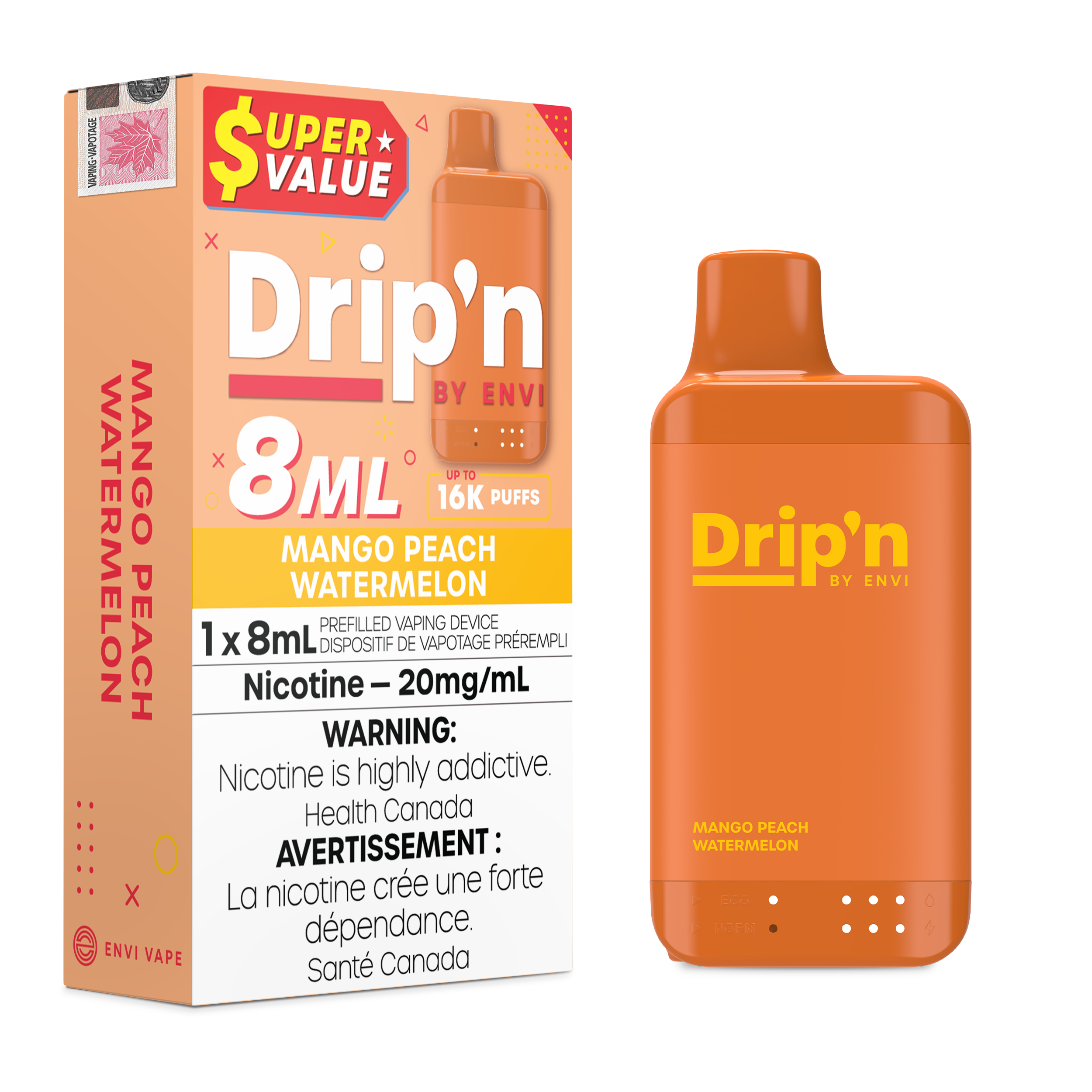 ENVI DRIP'N 8ML DISPOSABLE