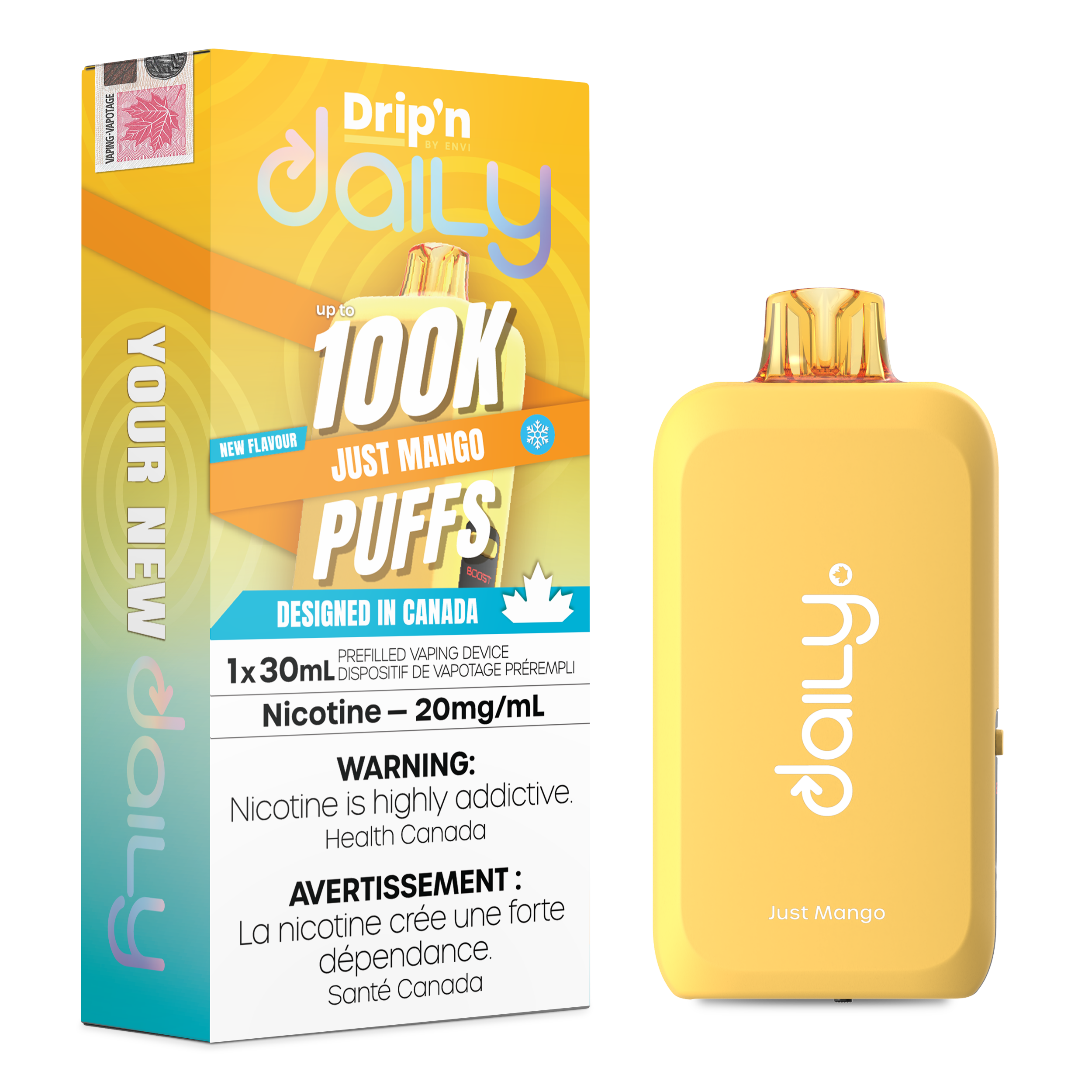 [BC/SK/NL] ENVI DRIP'N DAILY 100K DISPOSABLE