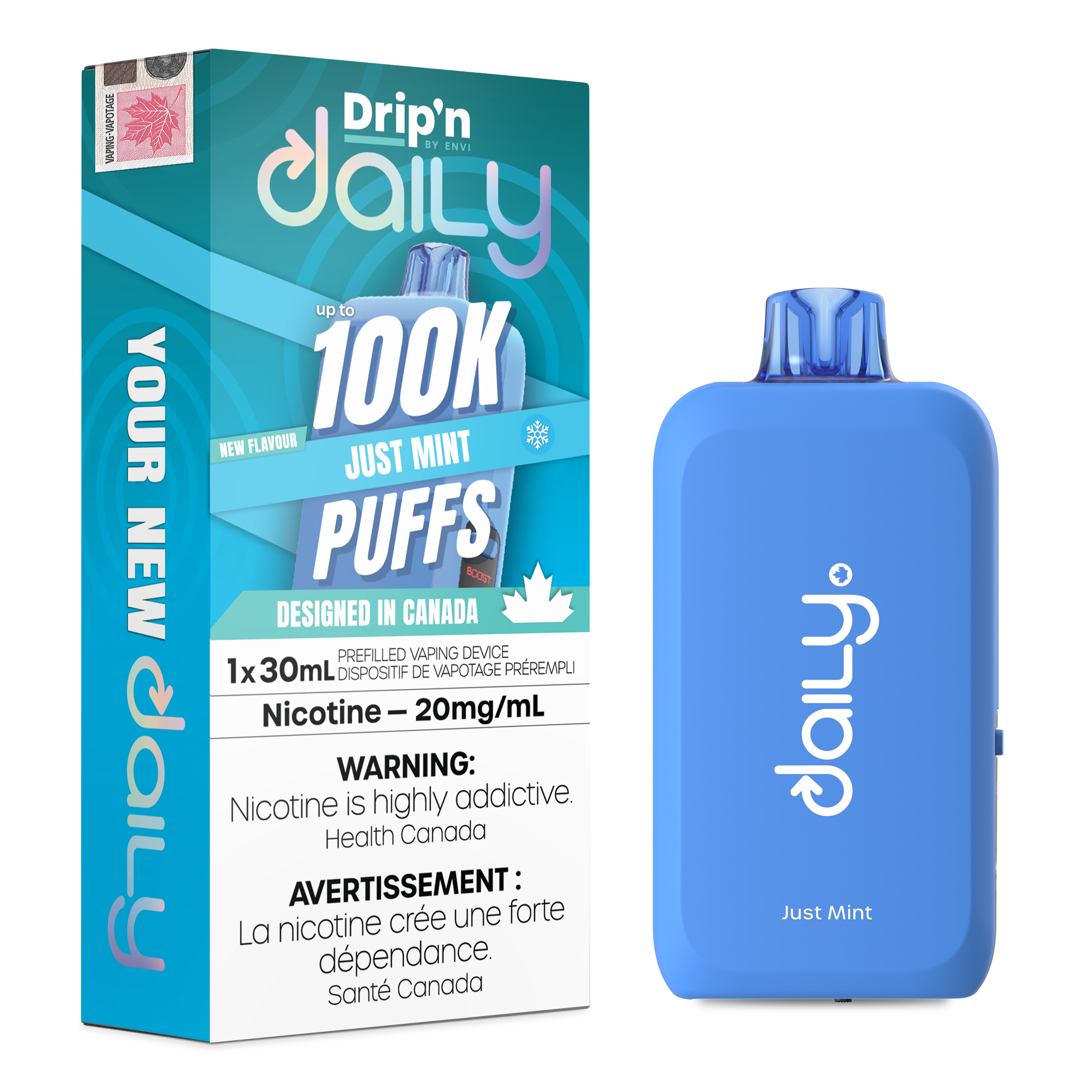 [BC/SK/NL] ENVI DRIP'N DAILY 100K DISPOSABLE