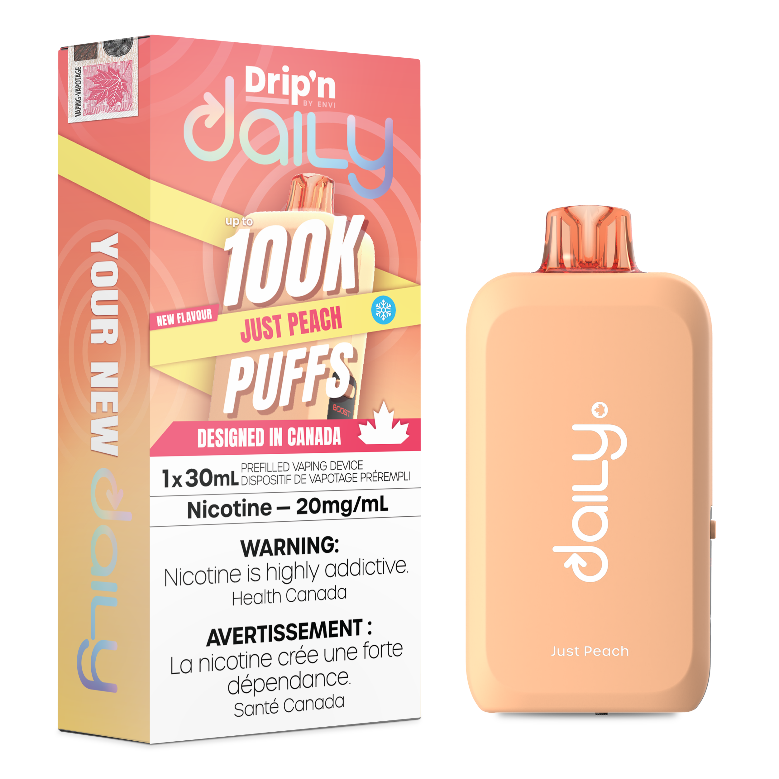 [BC/SK/NL] ENVI DRIP'N DAILY 100K DISPOSABLE