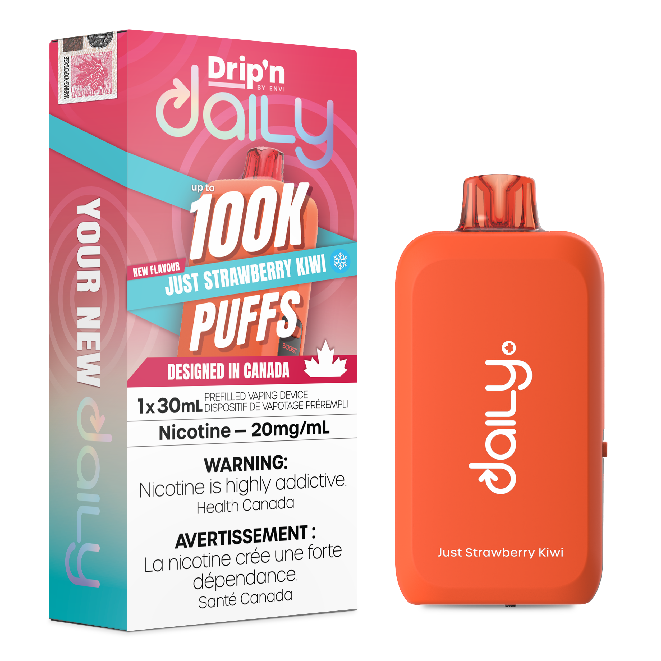 [BC/SK/NL] ENVI DRIP'N DAILY 100K DISPOSABLE