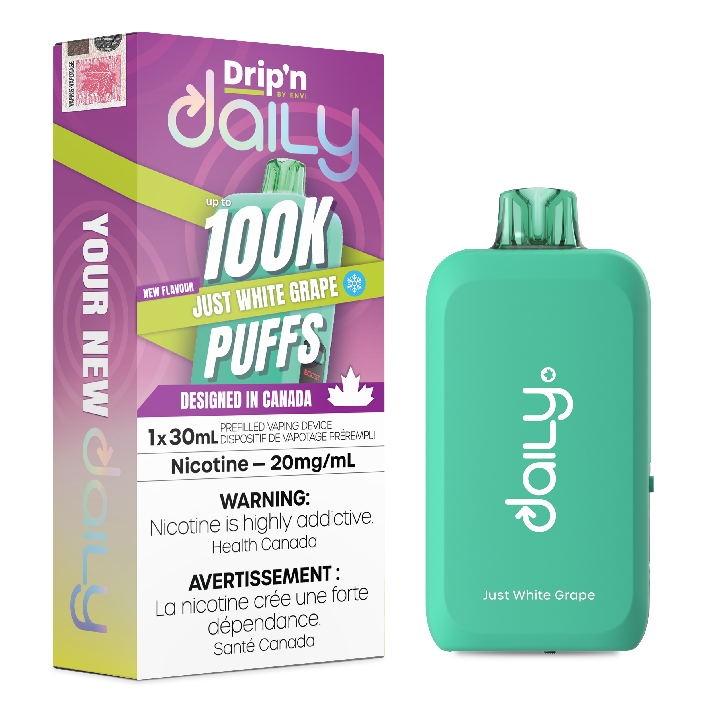 [BC/SK/NL] ENVI DRIP'N DAILY 100K DISPOSABLE
