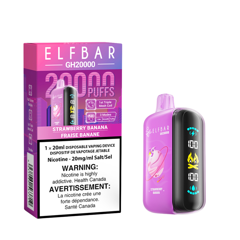 ELF BAR GH20000 STRAWBERRY BANANA 20MG