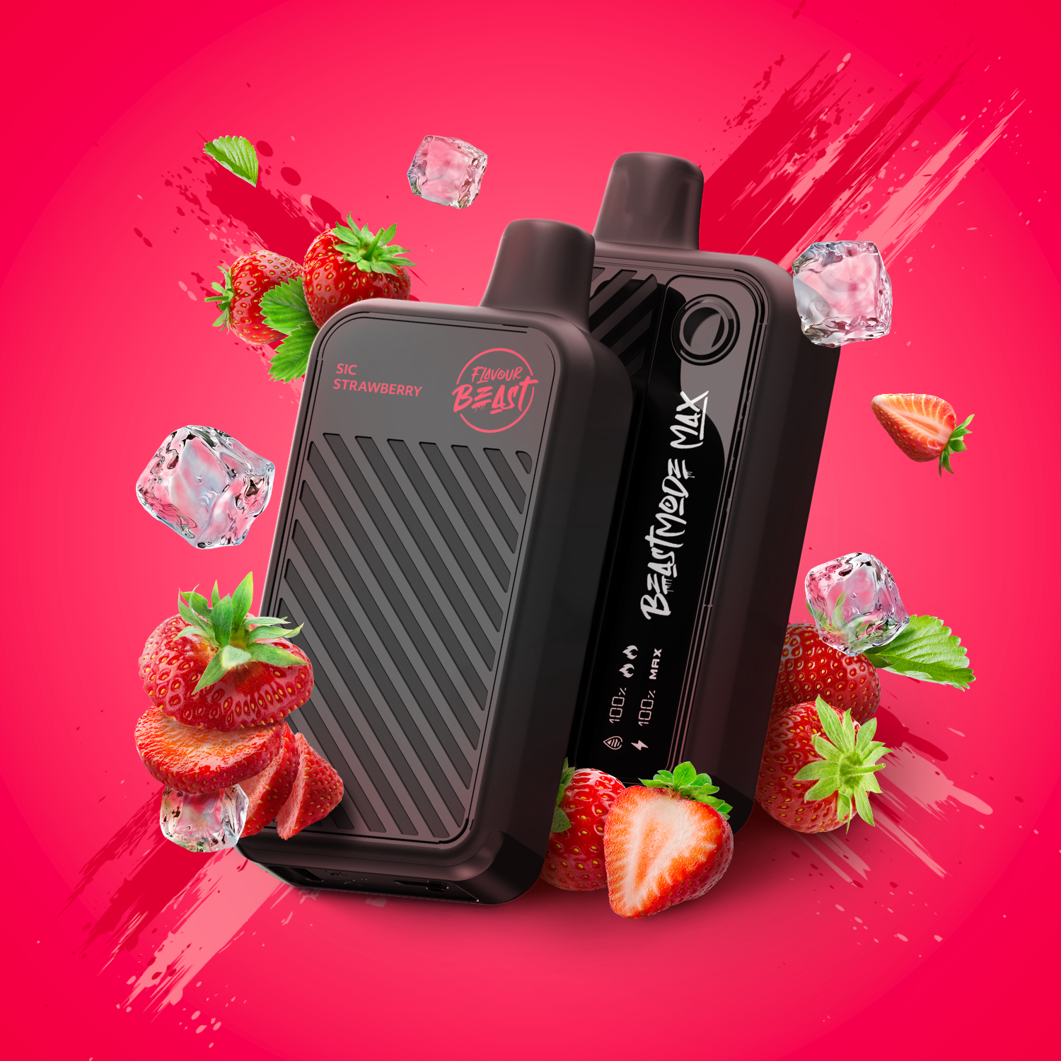 FLAVOUR BEAST 18000 STRAWBERRY ICED 20MG