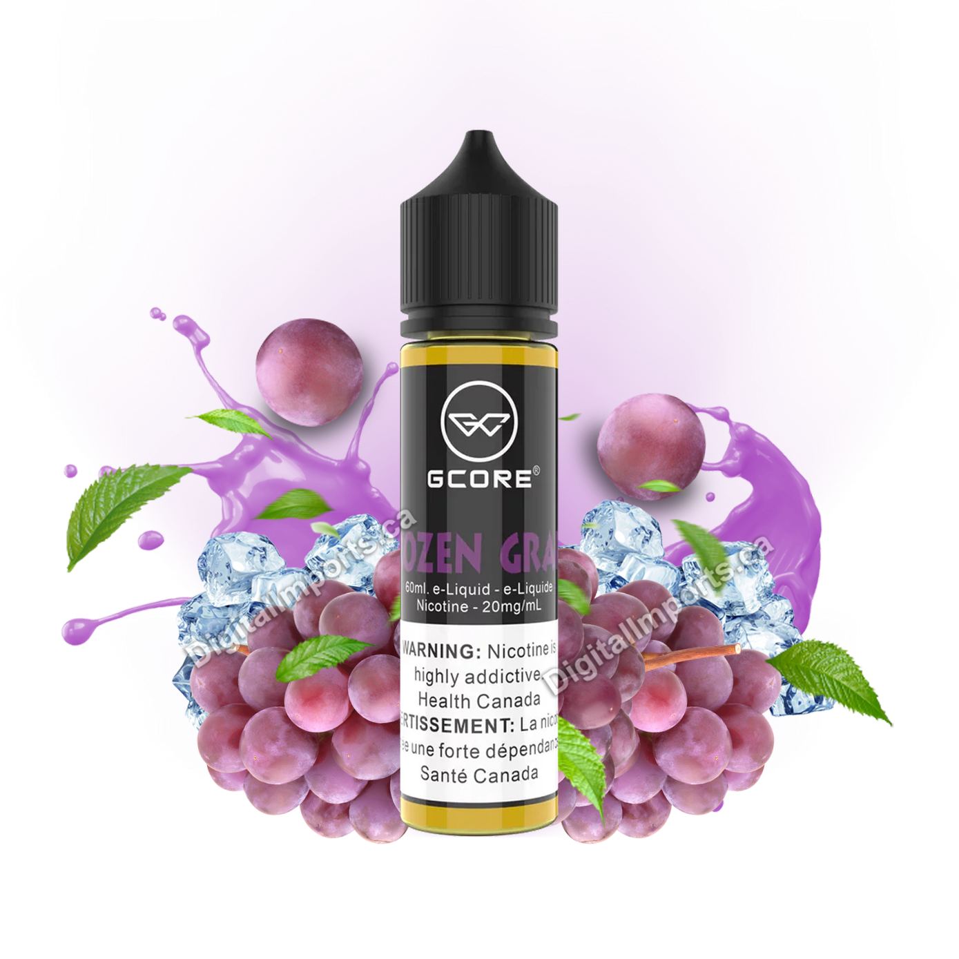 GCORE SALT - FROZEN GRAPE 60ML