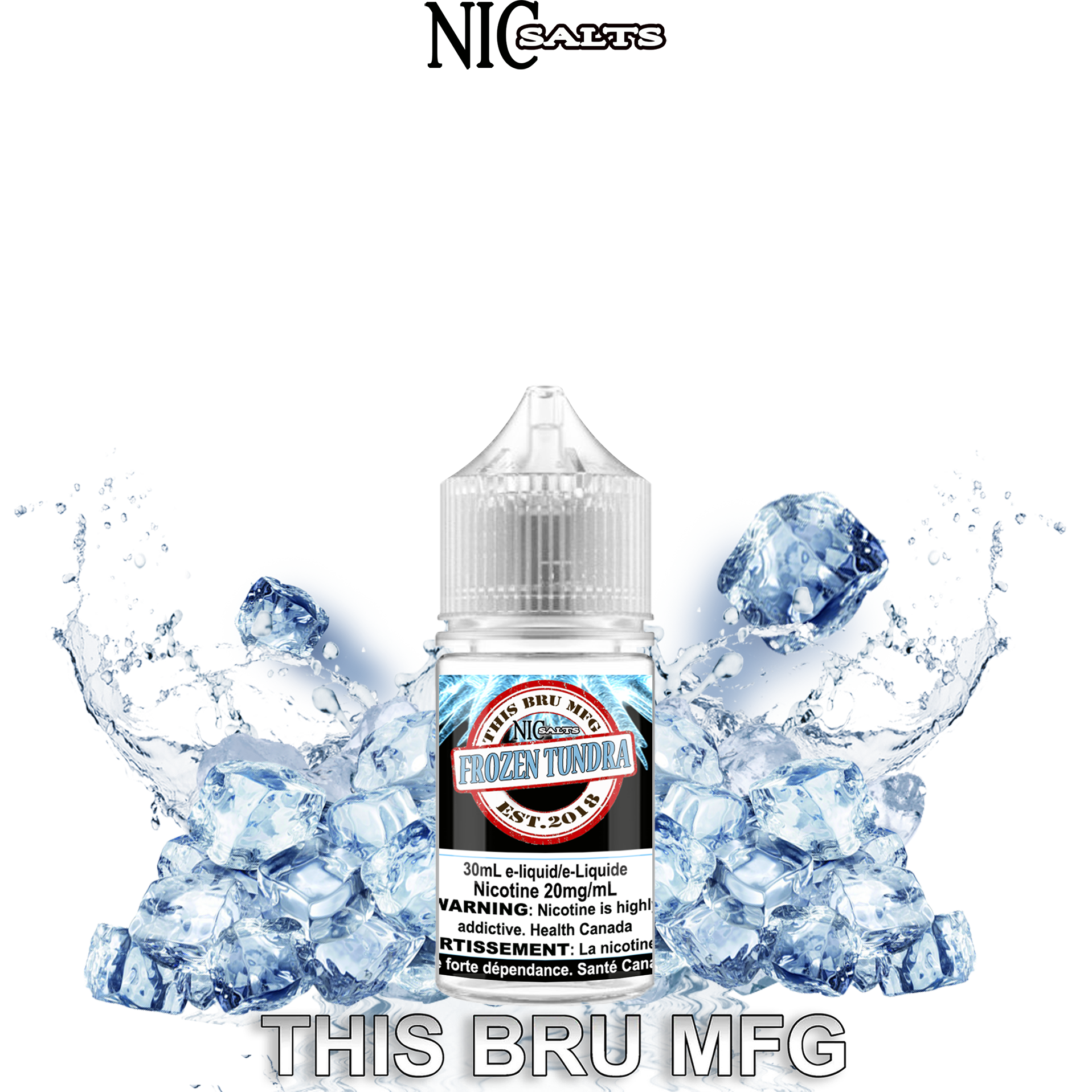 CUSTOM THIS BRU MFG SALT - FROZEN TUNDRA 30ML