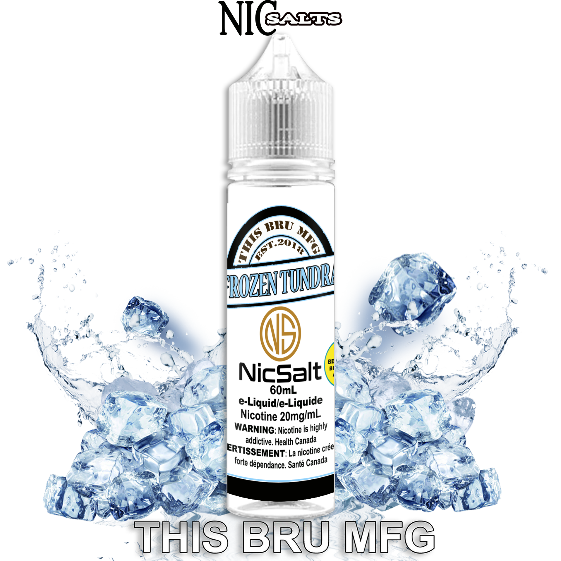 CUSTOM THIS BRU MFG SALT - FROZEN TUNDRA 60ML