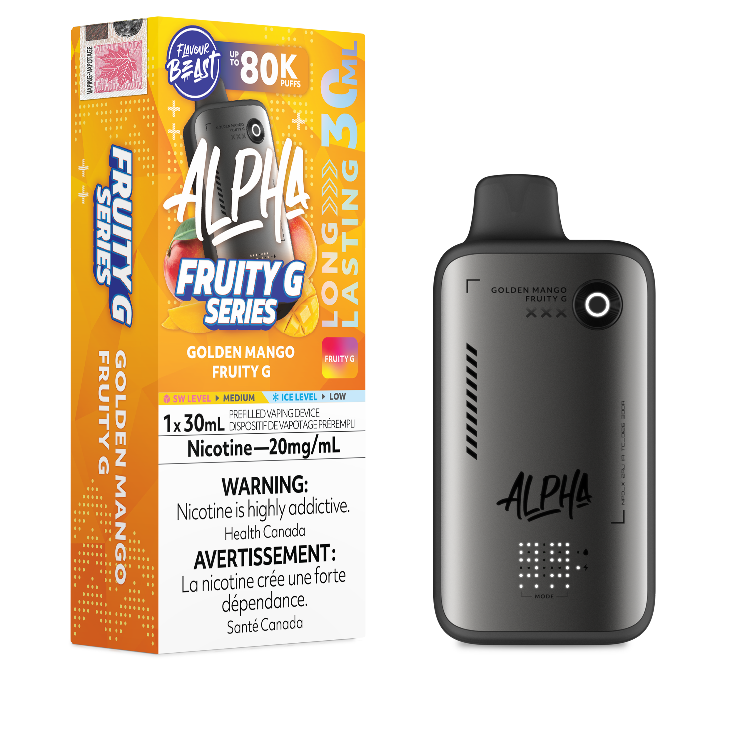 [BC/SK/NL] FLAVOUR BEAST ALPHA 80K DISPOSABLE