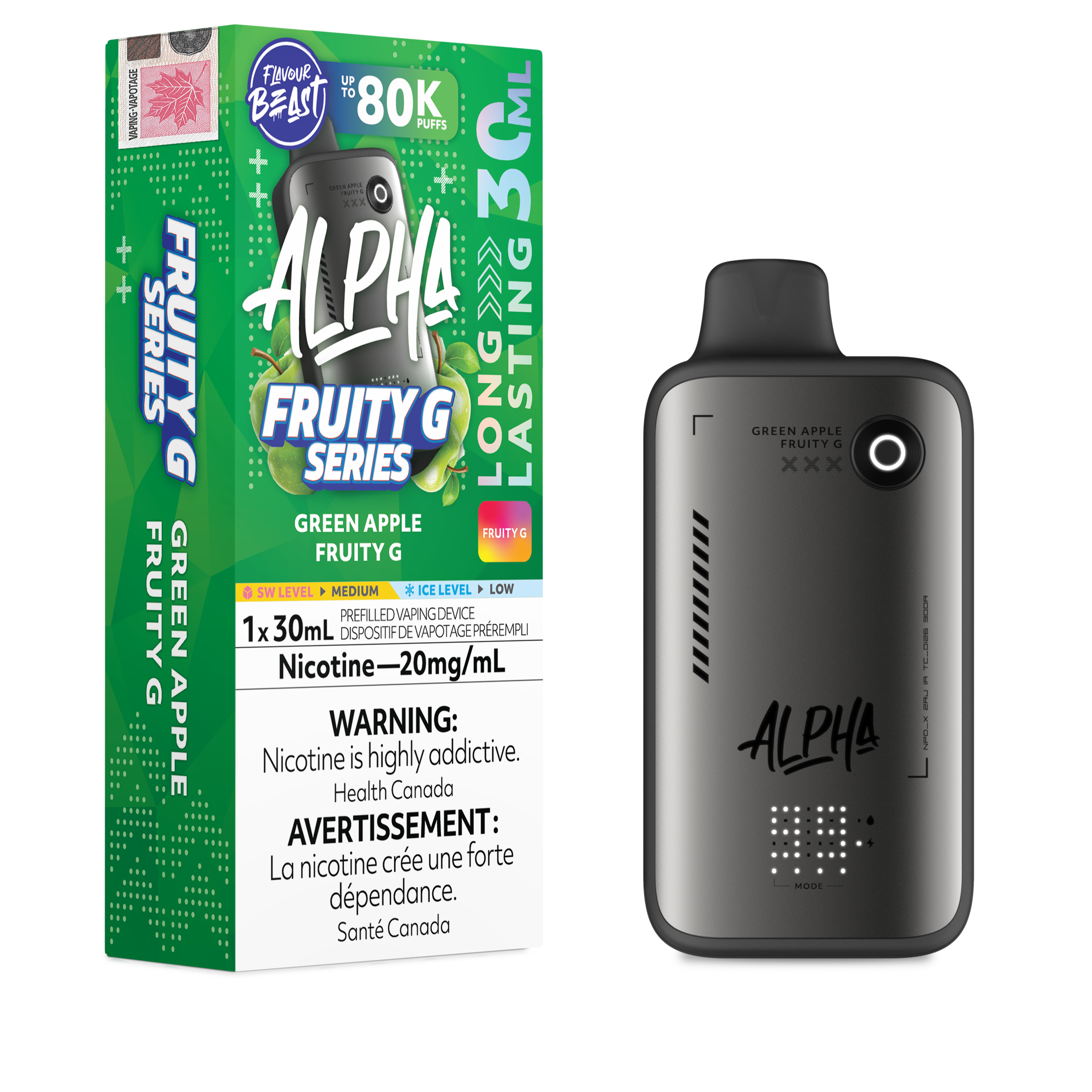 [BC/SK/NL] FLAVOUR BEAST ALPHA 80K DISPOSABLE