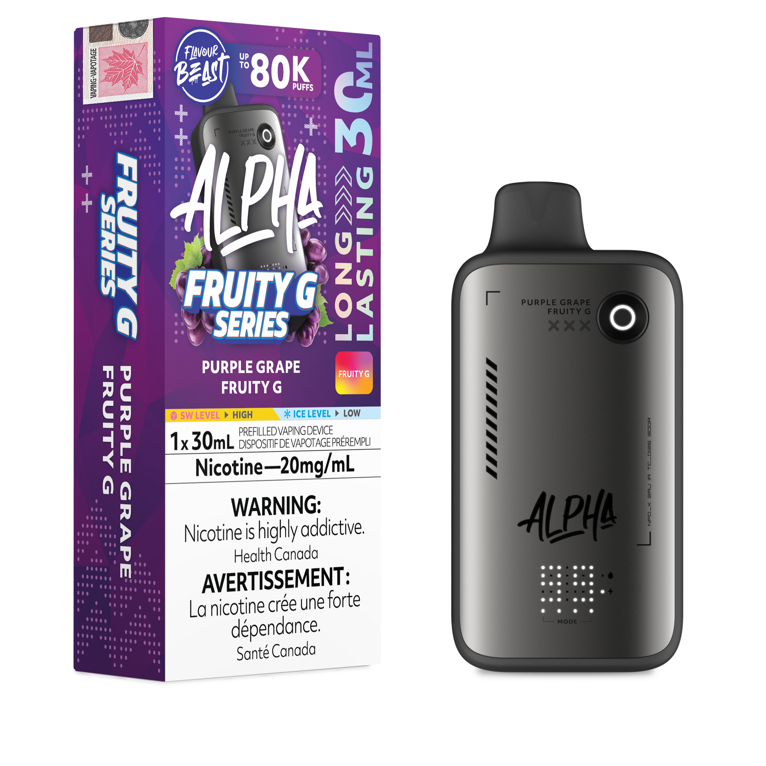 [BC/SK/NL] FLAVOUR BEAST ALPHA 80K DISPOSABLE
