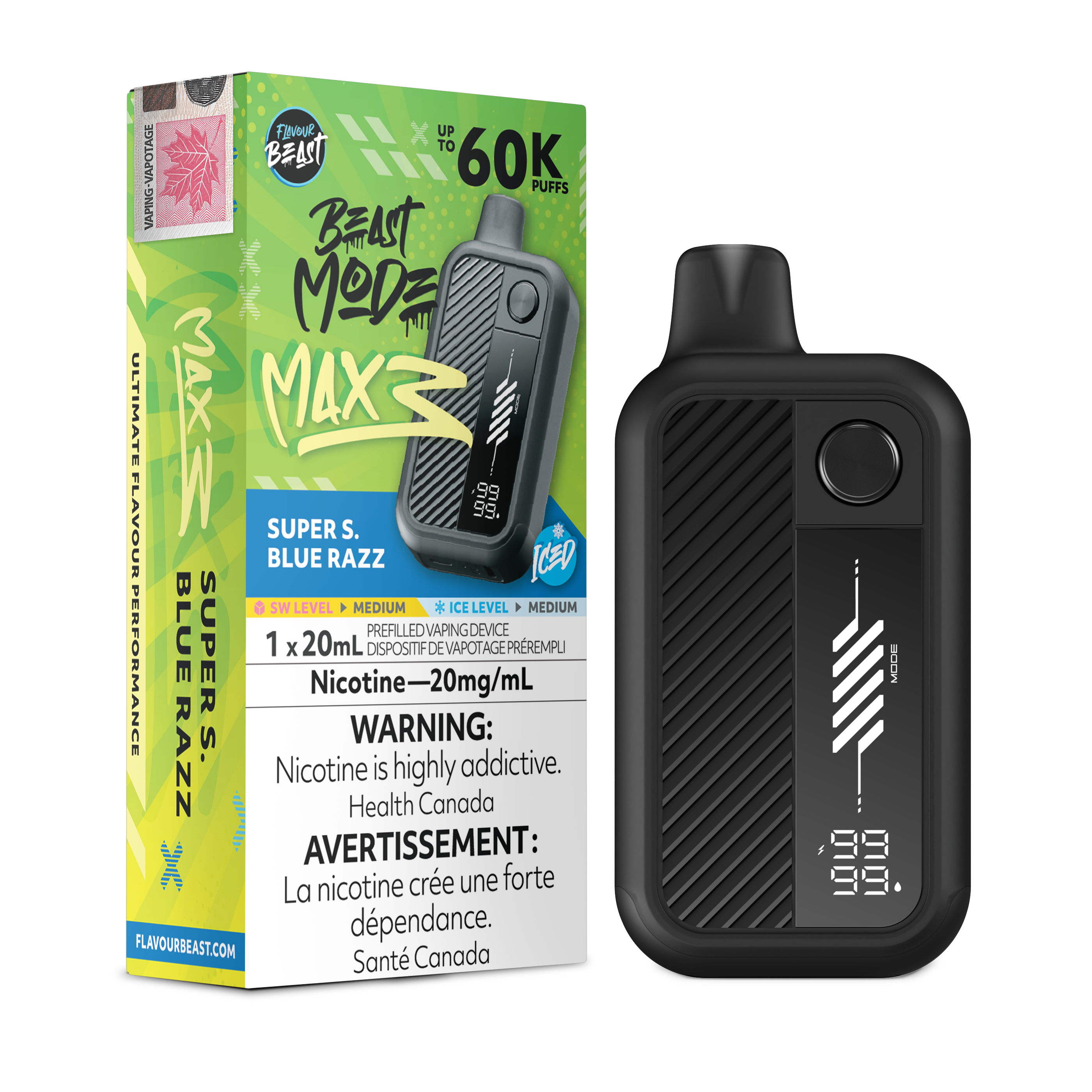 FLAVOUR BEAST BEAST MODE MAX 3 60K DISPOSABLE