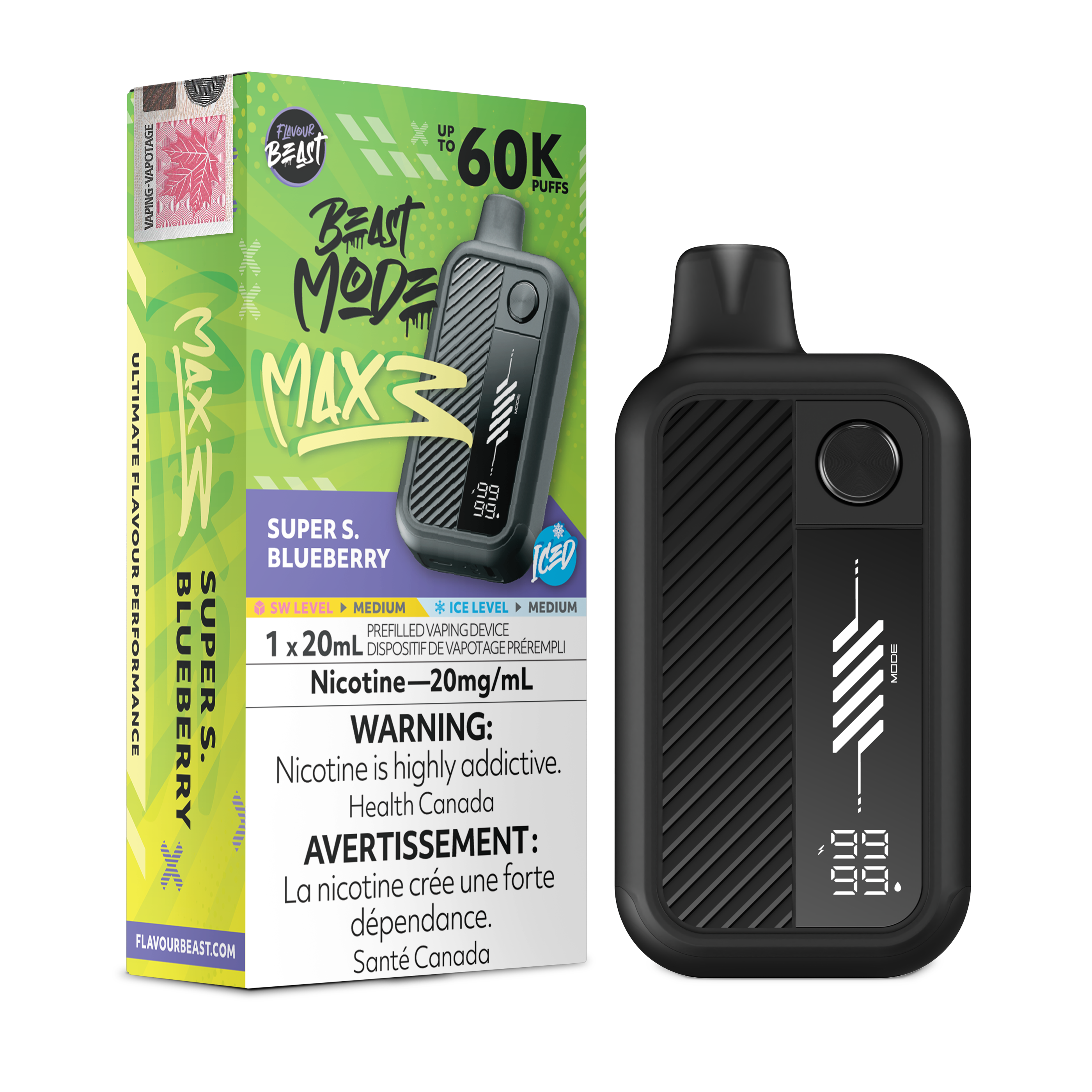 FLAVOUR BEAST BEAST MODE MAX 3 60K DISPOSABLE