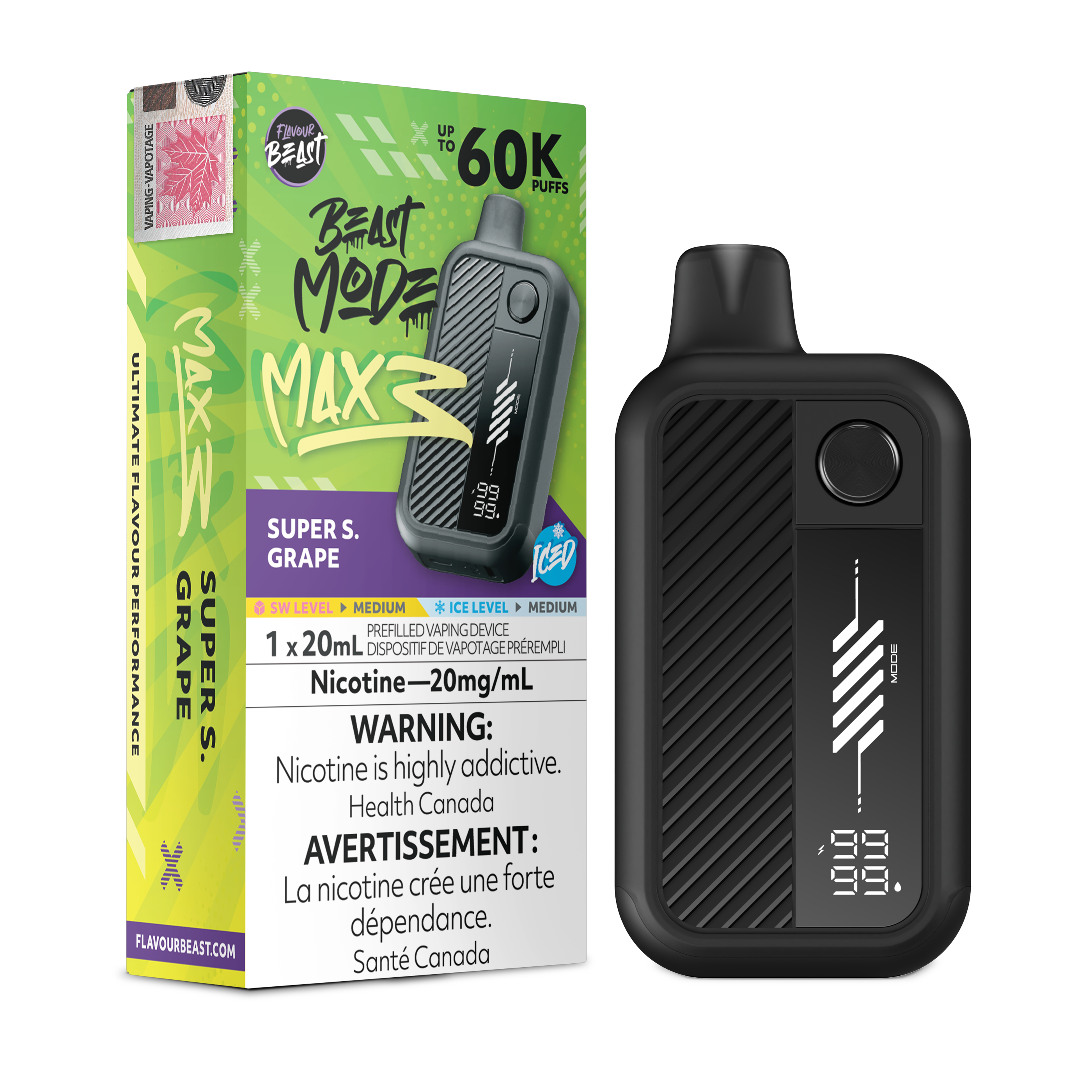 FLAVOUR BEAST BEAST MODE MAX 3 60K DISPOSABLE