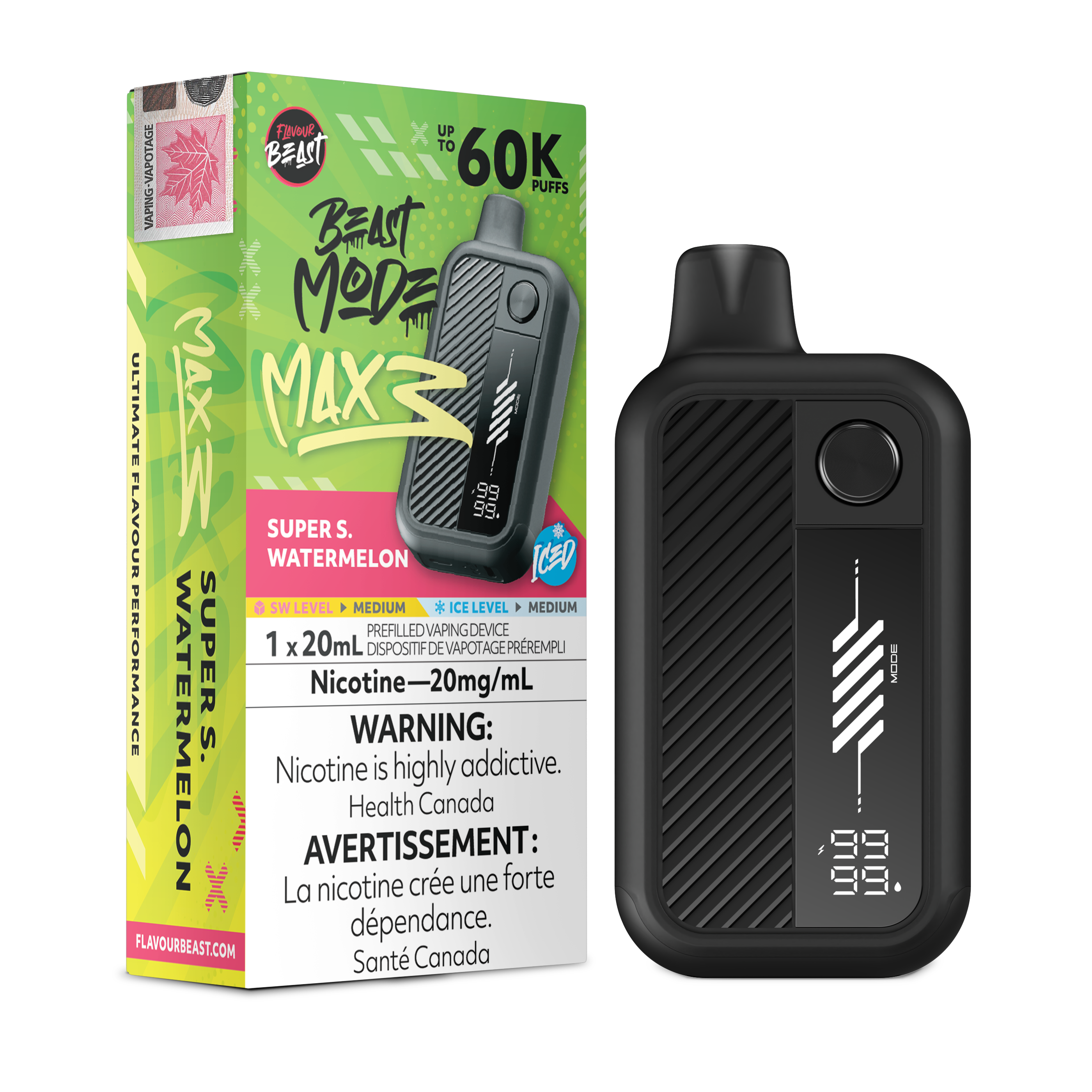 FLAVOUR BEAST BEAST MODE MAX 3 60K DISPOSABLE