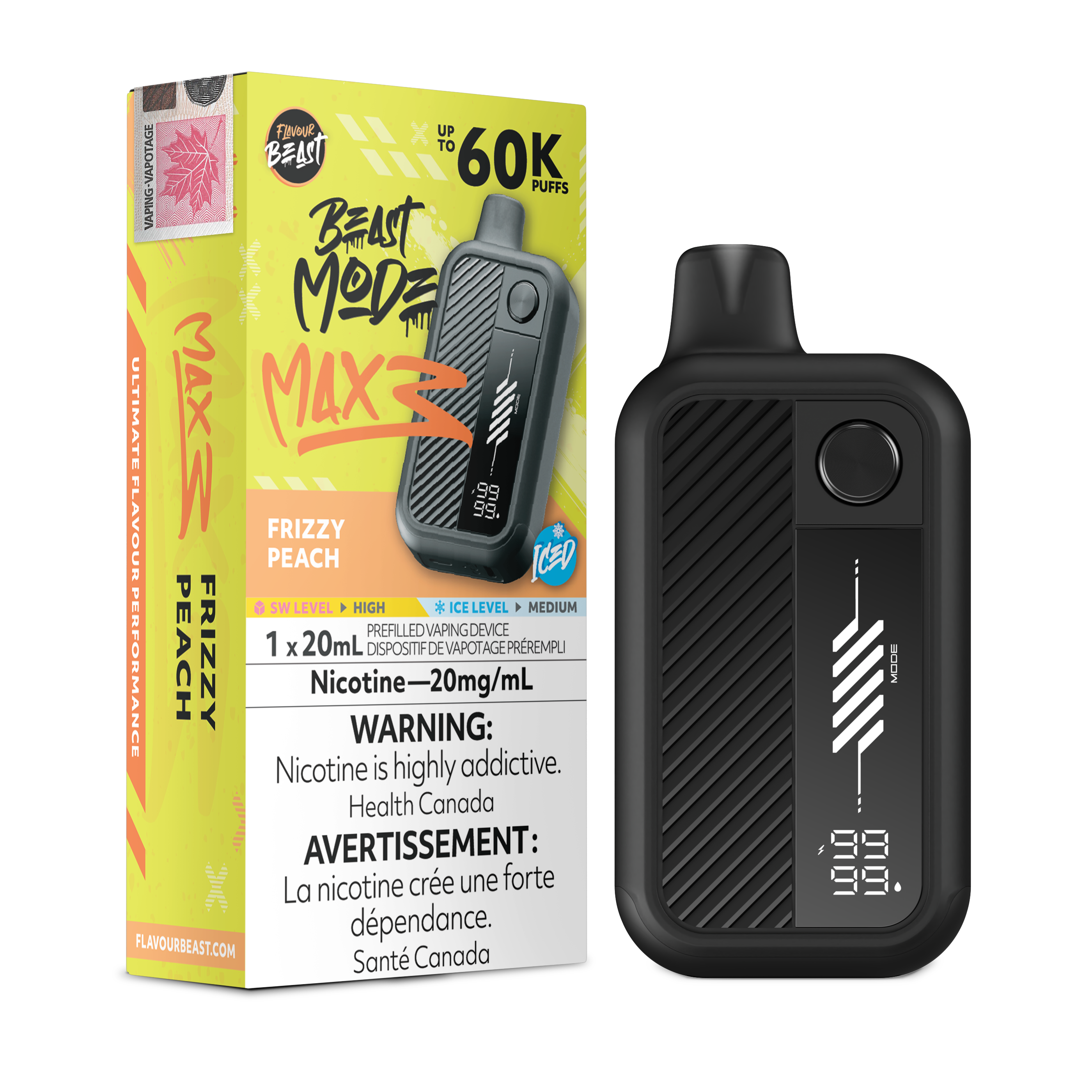 [BC/SK/NL] FLAVOUR BEAST BEAST MODE MAX 3 60K DISPOSABLE