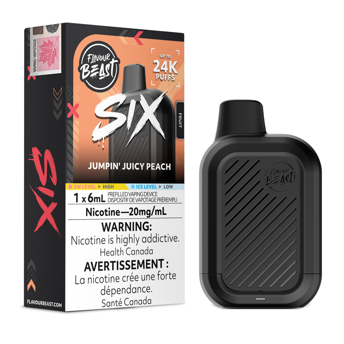 FLAVOUR BEAST SIX 24K DISPOSABLE