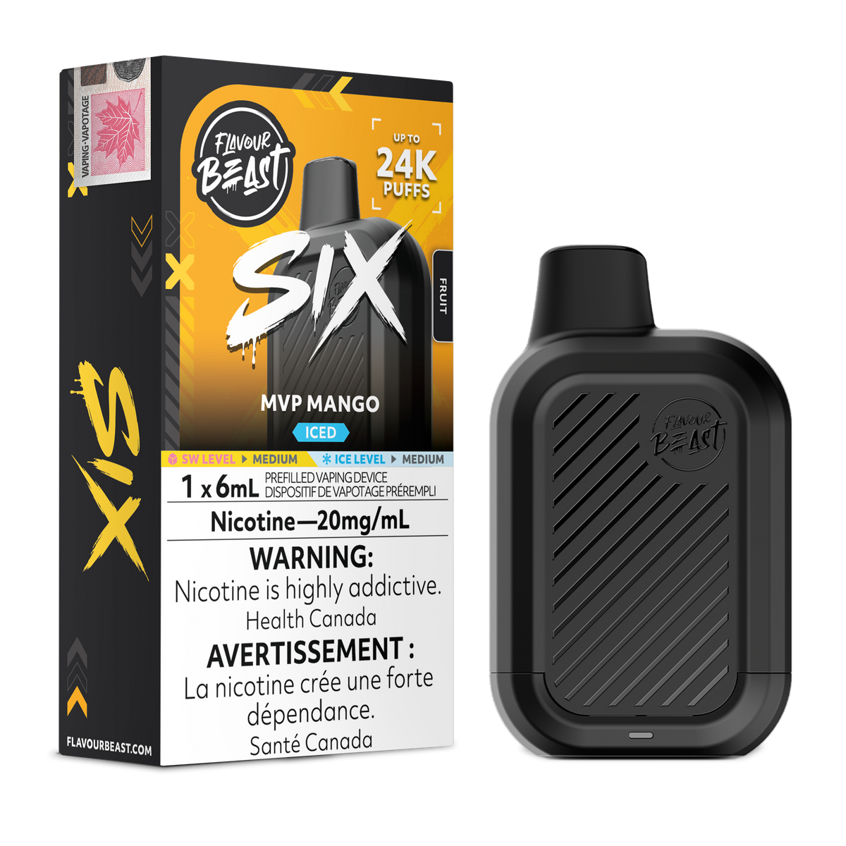 FLAVOUR BEAST SIX 24K DISPOSABLE