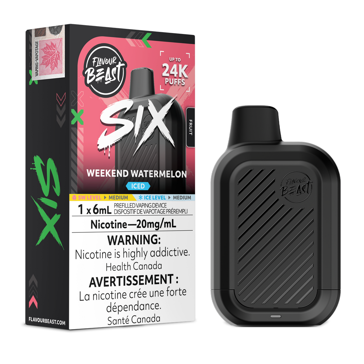 FLAVOUR BEAST SIX 24K DISPOSABLE