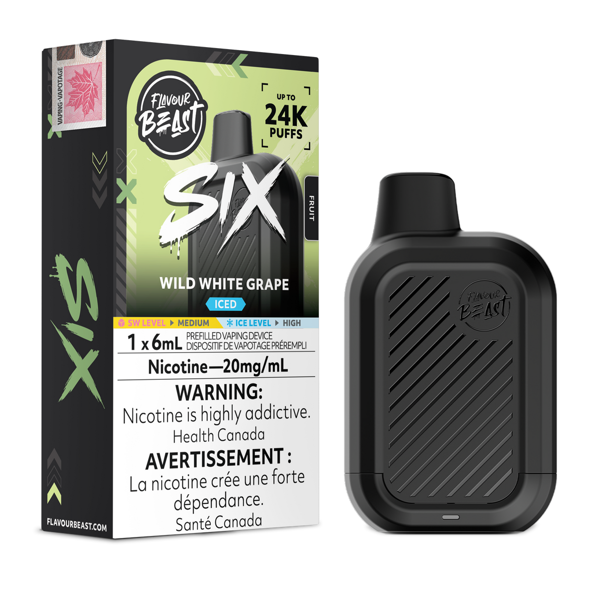 FLAVOUR BEAST SIX 24K DISPOSABLE