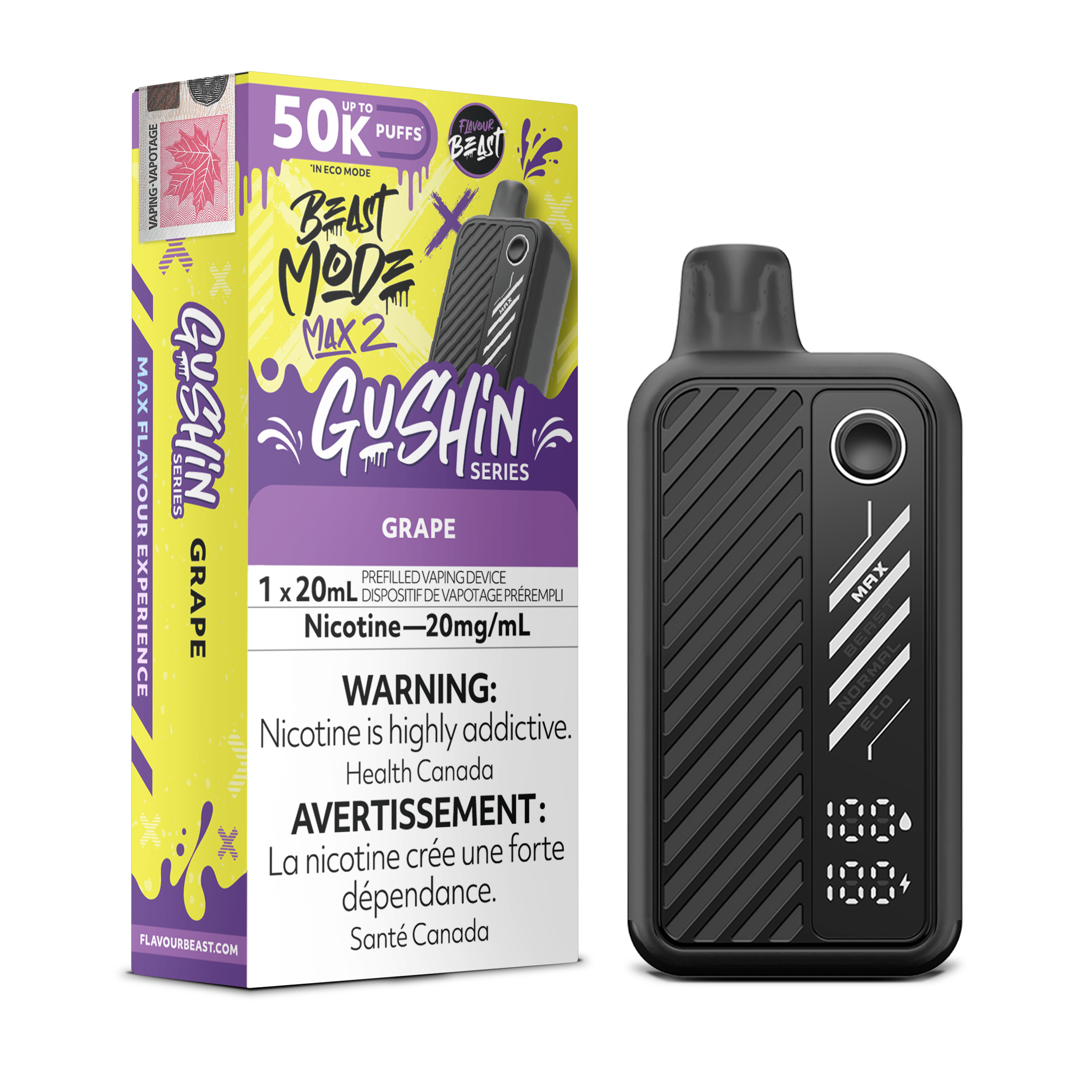 [BC/SK/NL/NS] FLAVOUR BEAST BEAST MODE MAX 2 50K DISPOSABLE