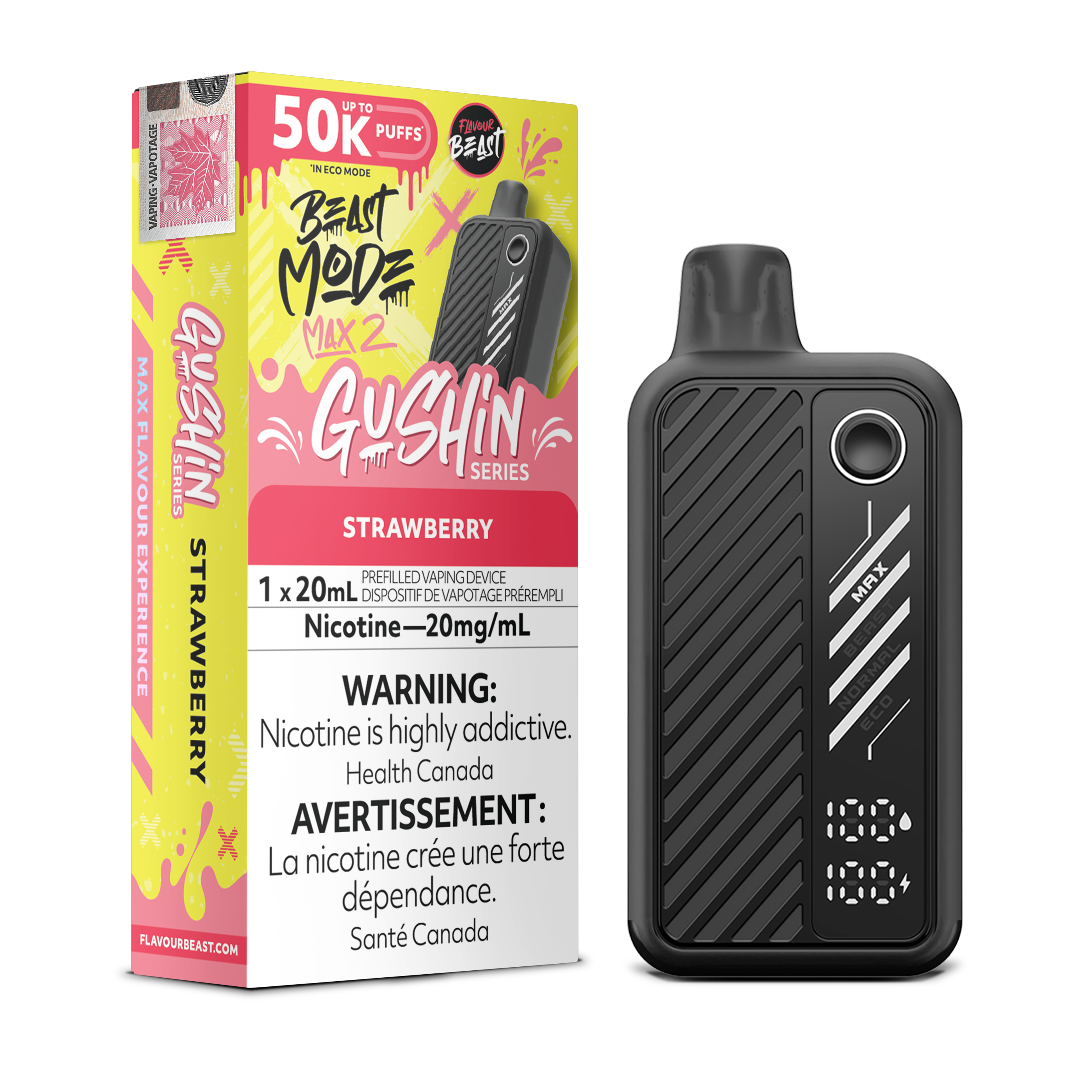 [BC/SK/NL/NS] FLAVOUR BEAST BEAST MODE MAX 2 50K DISPOSABLE