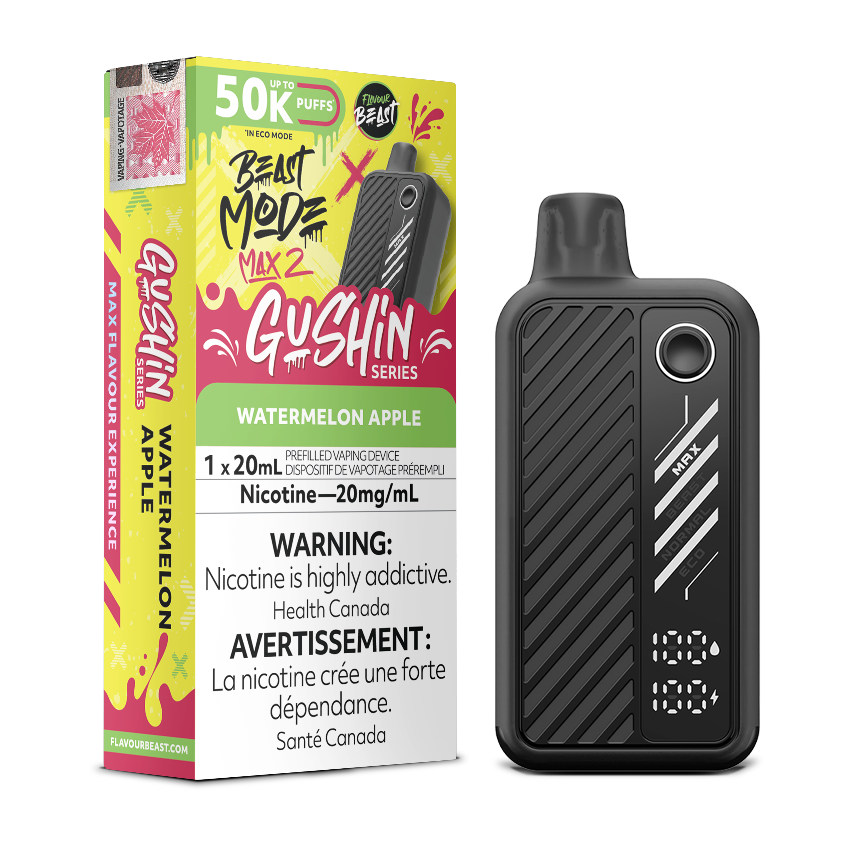 [BC/SK/NL/NS] FLAVOUR BEAST BEAST MODE MAX 2 50K DISPOSABLE