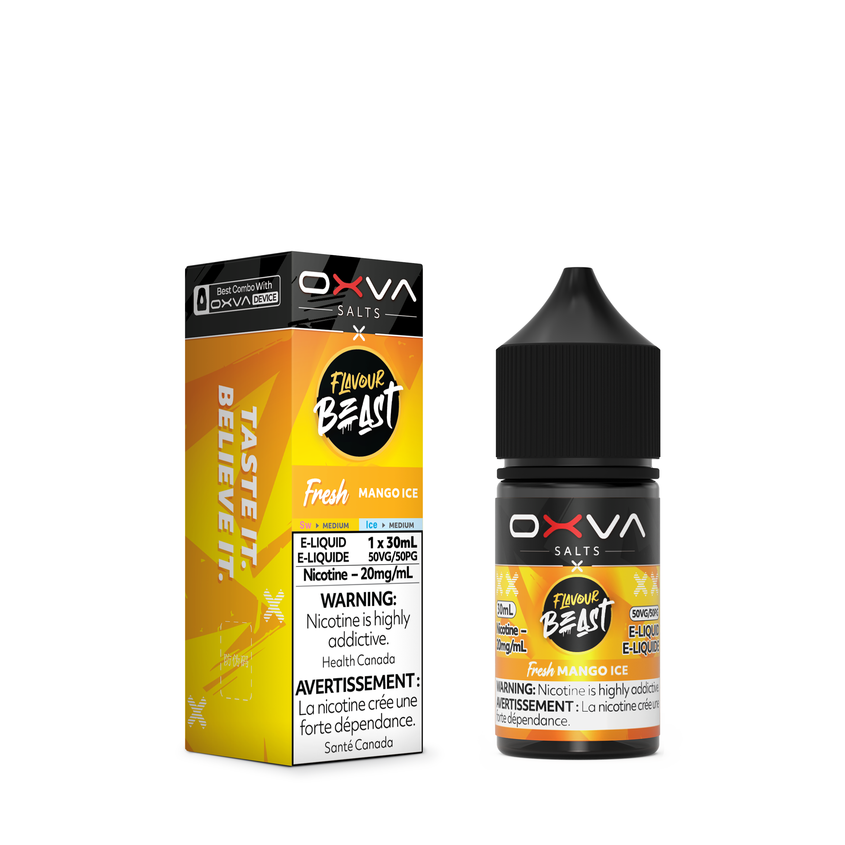 FLAVOUR BEAST x OXVA SALT - FRESH MANGO ICE