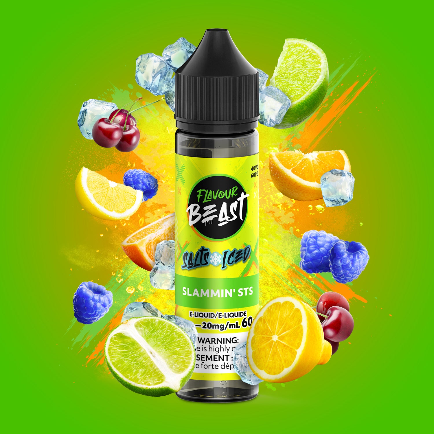 FLAVOUR BEAST SALT - SLAMMIN' STS ICED 60ML